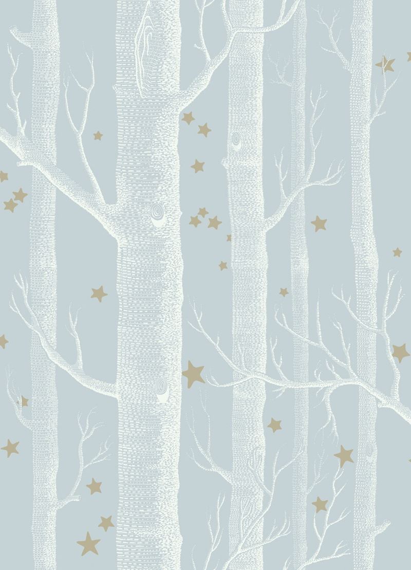 Cole and Son Woods Stars Wallpaper - Premium Peel and Stick Wallpaper for Bedroom, Living Room, and Nursery Decor