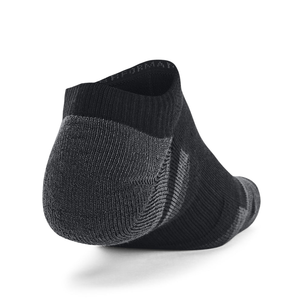 Men's & Women's Under Armour Performance Tech No Show Socks 3-Pack - Breathable Athletic Socks for Running, Gym & Everyday Wear