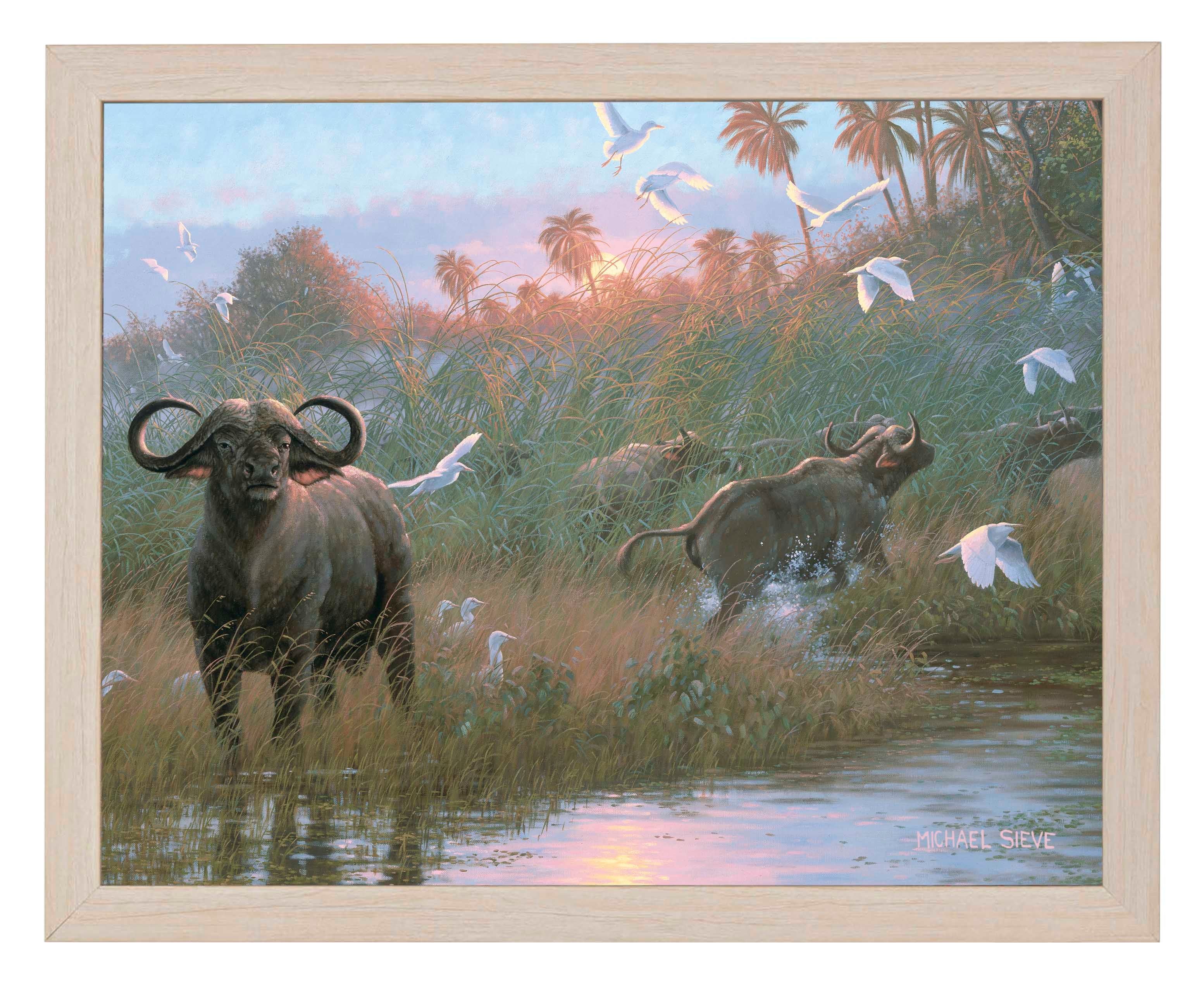 Premium Cape Buffalo Art Prints - High-Quality Wildlife Wall Decor for Home & Office | Perfect for Living Room, Bedroom & Office Spaces
