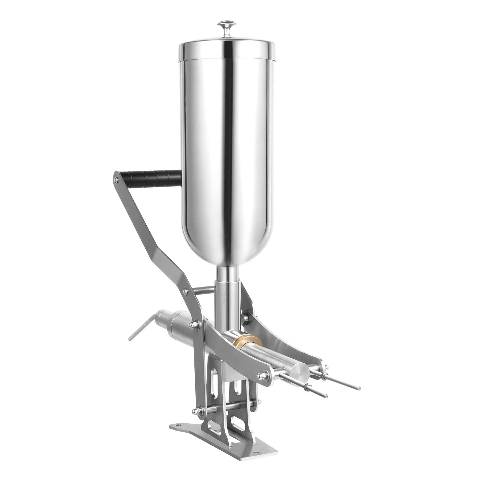 Commercial Stainless Steel Manual Donut Filling Machine - 5.3Qt Hand-operated Churro & Jelly Doughnut Filler for Bakeries, Restaurants & Snack Bars - Perfect for Pastry Shops, Cafés and Dessert Businesses