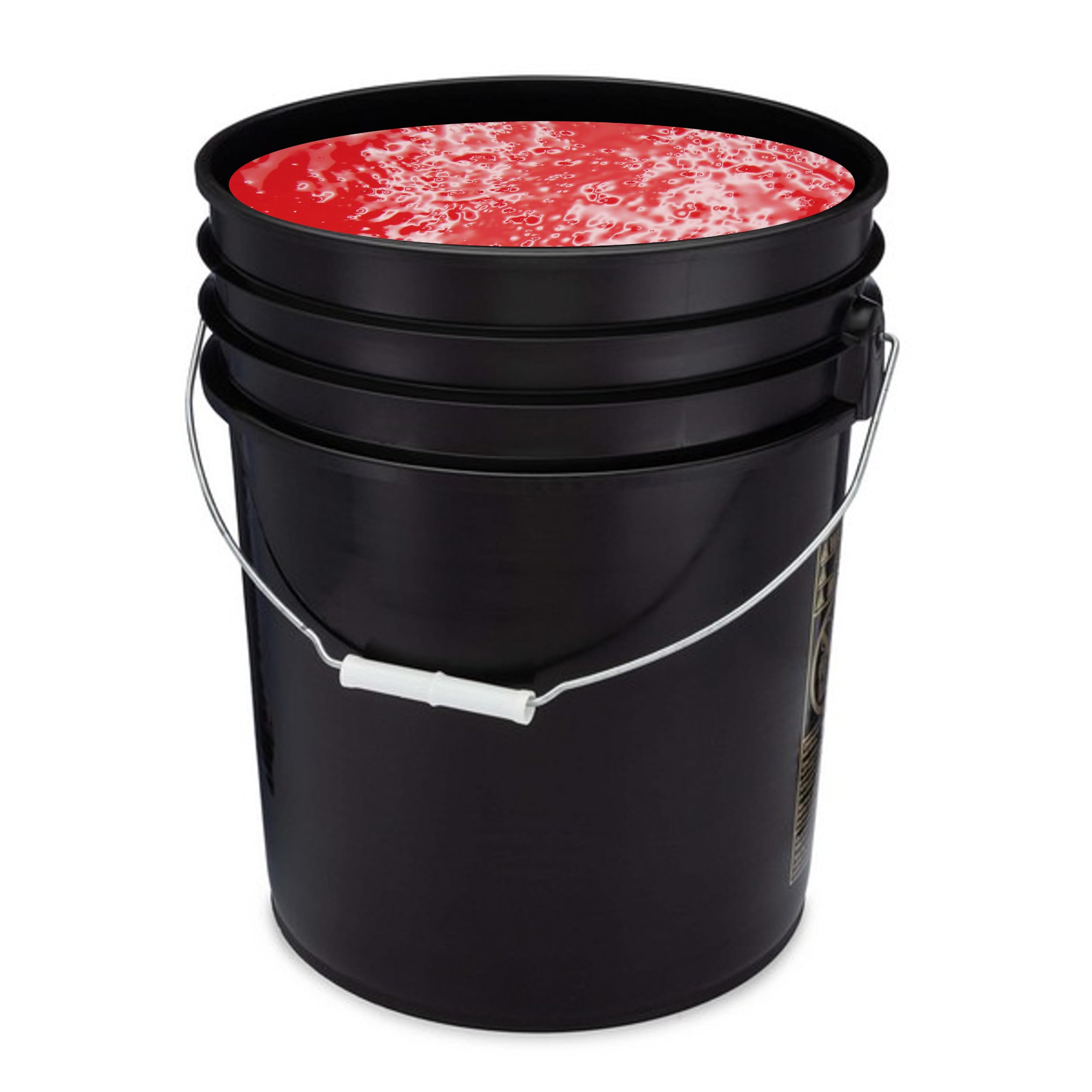 Handy Art UV Neon Event Paint - 5 Gallon Bucket, Bright Red Glow in Dark Paint for Parties, Festivals & Night Events - Perfect for Body Art, Face Painting & Glow Decorations