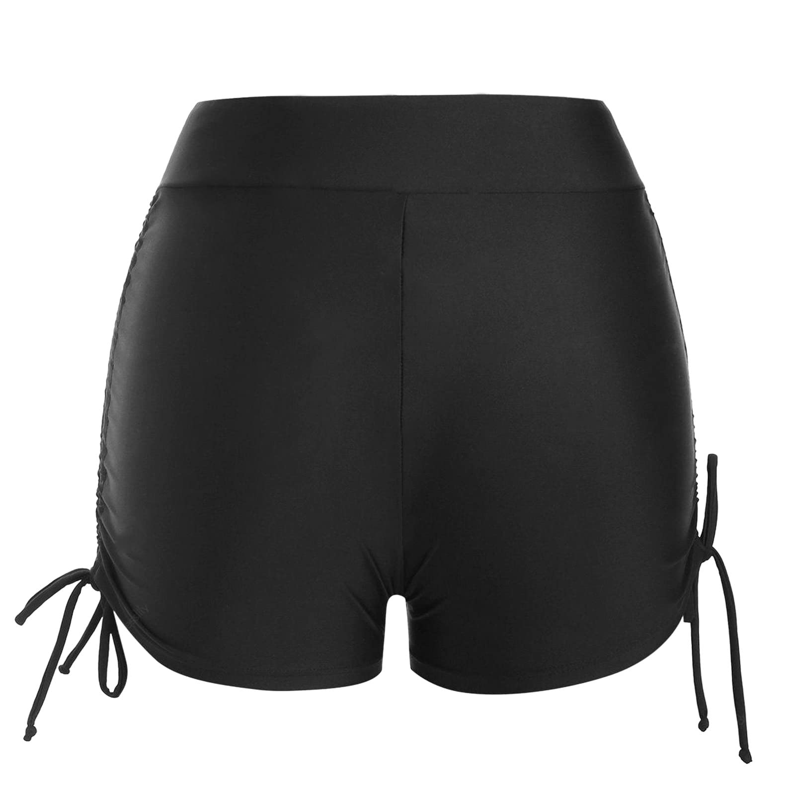 Plus Size Women's High Support Bikini Briefs - Comfortable Swimwear for Running, Beach & Pool Activities | Flattering Waist Shorts for Curvy Figures