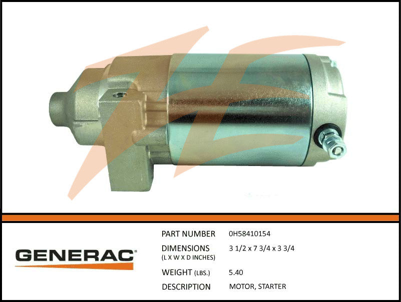 0H58410154 Starter Motor Assembly - Compatible with [Car Model] - High Performance Replacement Part - Perfect for Engine Repair & Maintenance