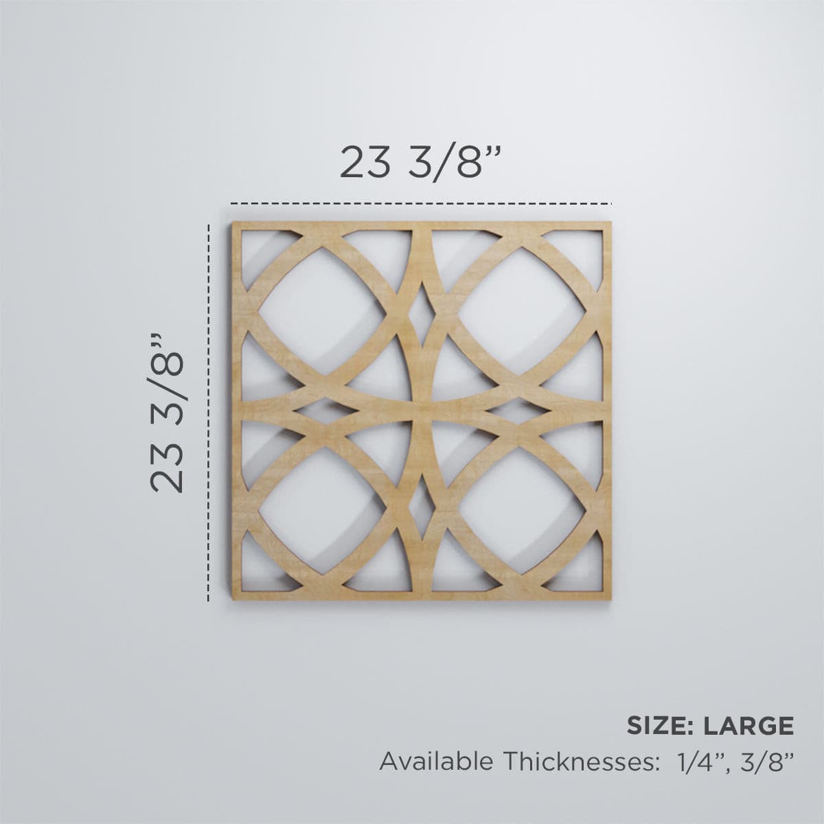 Fleetwood Fretwork Wall Panels - Decorative Wooden Wall Decor for Home & Office - Perfect for Living Room, Bedroom, and Interior Design