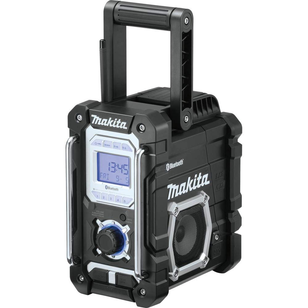 Makita XRM06B 18V LXT Lithium-Ion Cordless Bluetooth Job Site Radio - Portable Worksite Speaker with USB Charging for Construction, Outdoor & DIY Projects