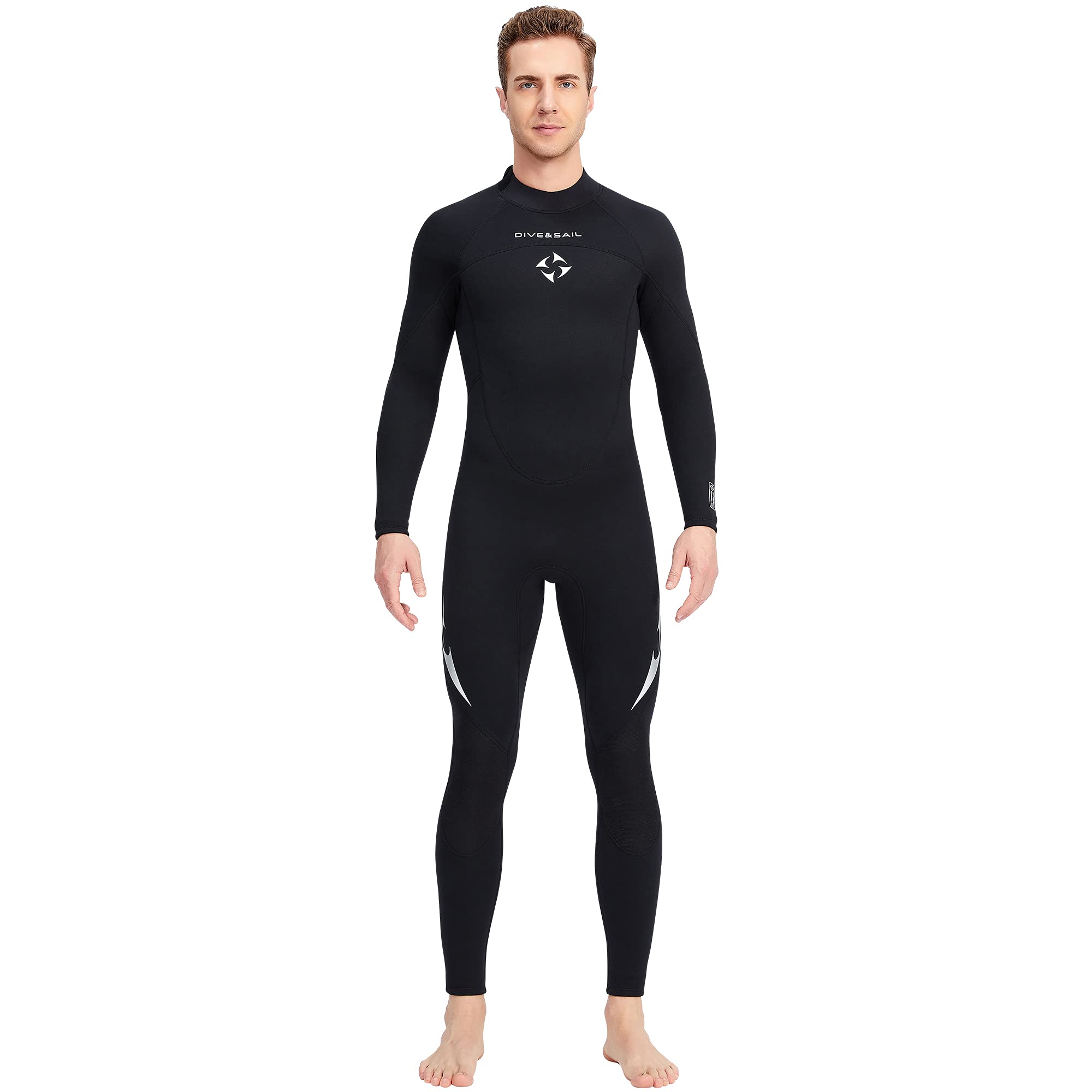 3mm Neoprene Wetsuit for Men & Women - Full Body Thermal Diving & Surfing Suit with Back Zipper - Perfect for Scuba Diving, Snorkeling, and Water Sports