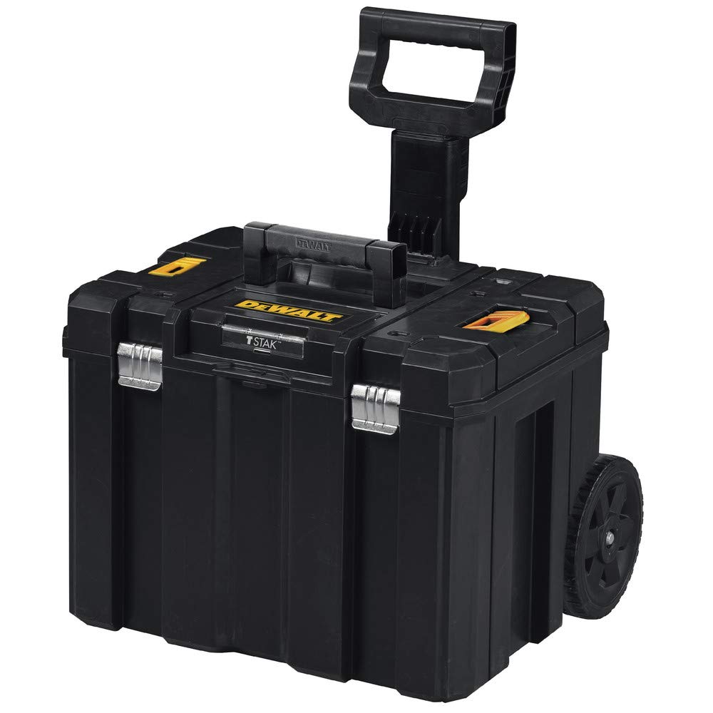 DEWALT TSTAK Rolling Tool Box with Wheels - Heavy Duty Deep Storage Organizer for Tools (DWST17820) - Perfect for Construction Sites, Workshops & DIY Projects