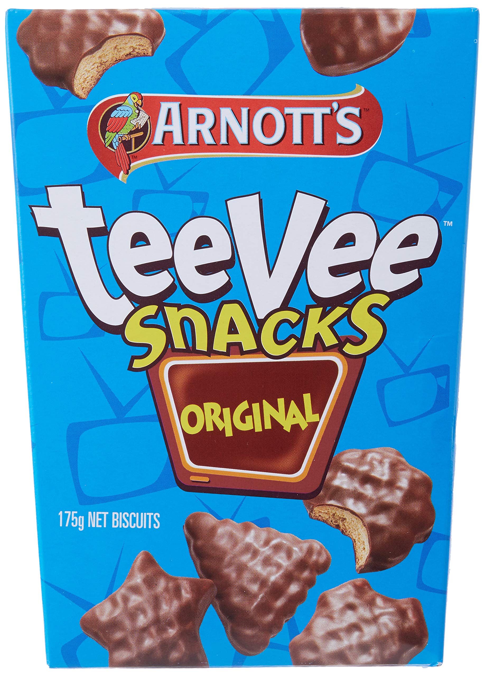 Arnott's TeeVee Snacks Original Flavor - Crunchy Cheese Crackers for Kids & Adults - Perfect for School Lunches, Movie Nights & Party Snacks