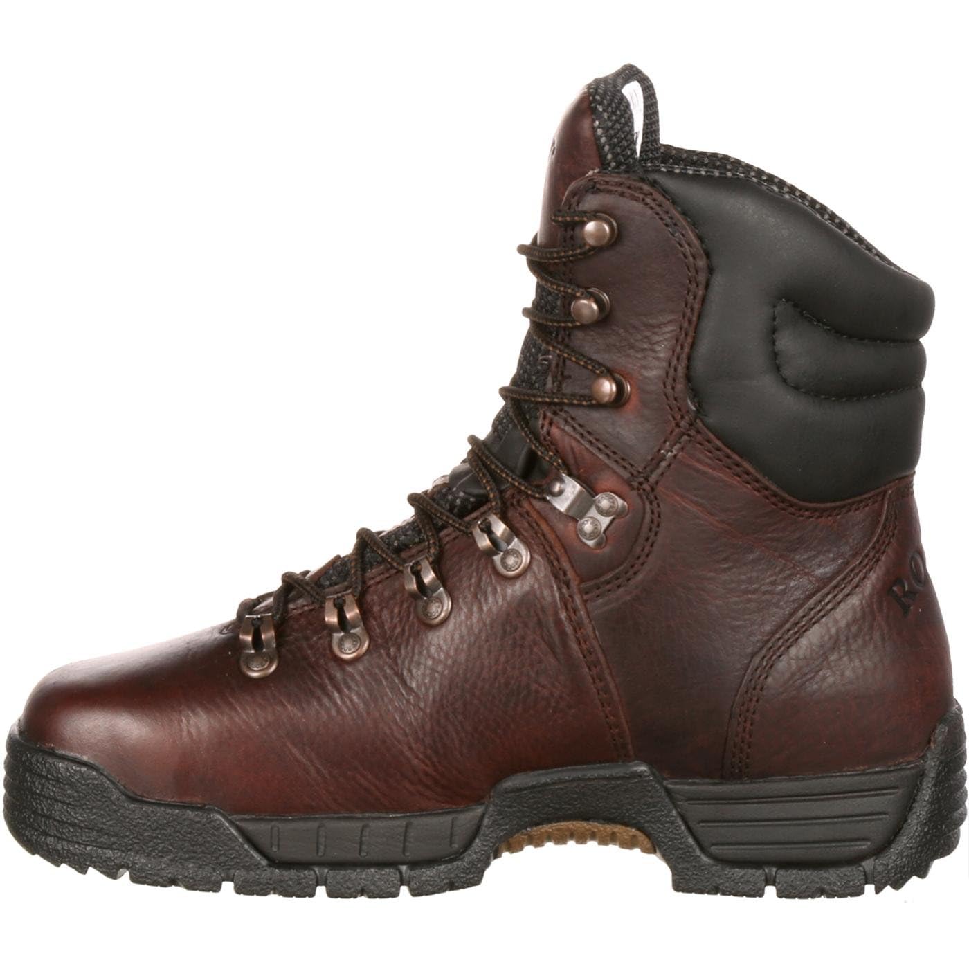 ROCKY MobiLite Steel Toe Work Boots for Men - Waterproof, Oil-Resistant, Slip-Resistant Safety Shoes - Ideal for Construction, Warehouse & Outdoor Work