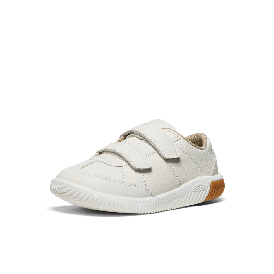 KNX T Toe Sneakers for Toddlers & Little Kids - Star White/Star White | Comfortable Lightweight Walking Shoes for Boys & Girls - Perfect for Playground, School & Everyday Wear