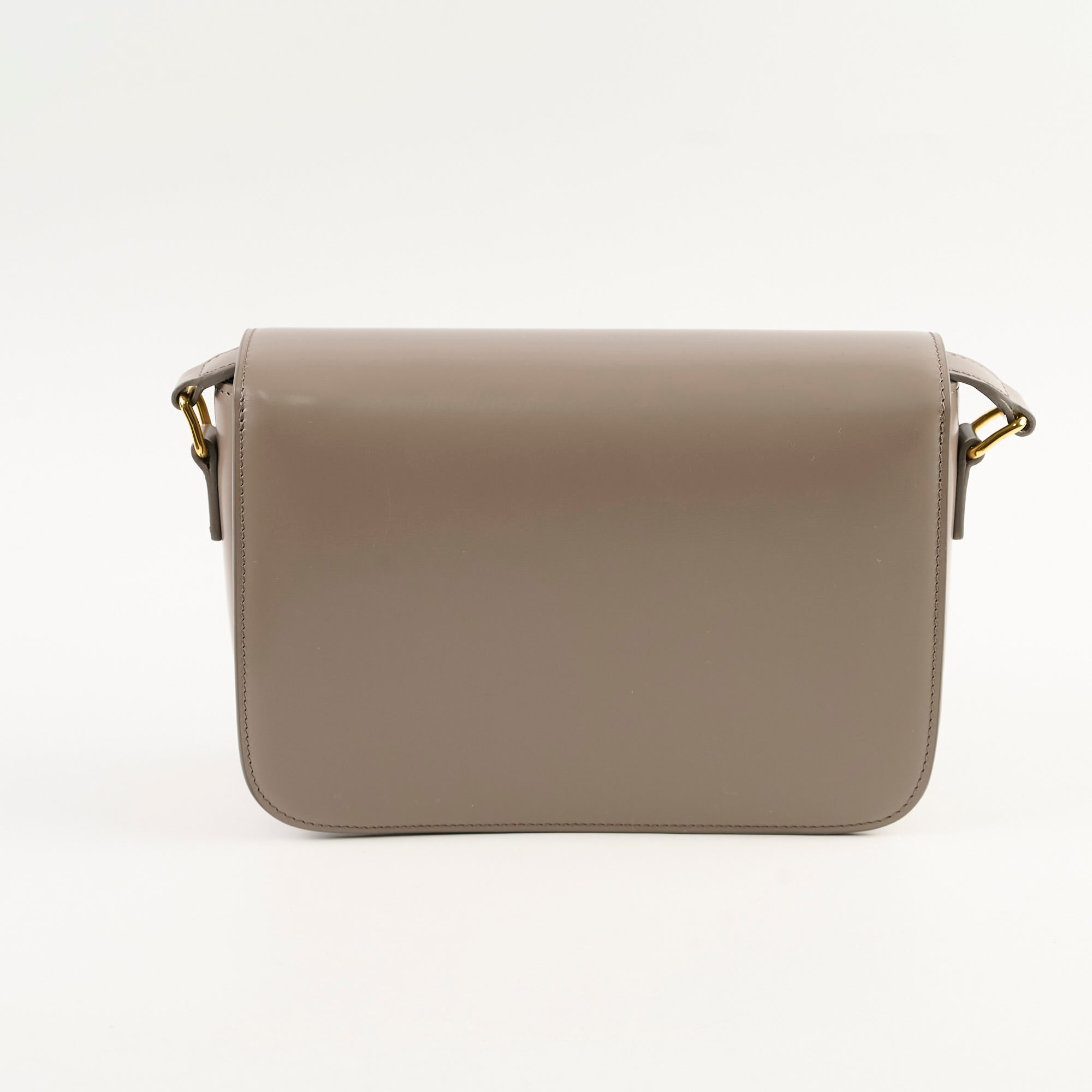 Celine Classique Medium Triomphe Bag Pebble Leather Shoulder Bag for Women | Luxury Designer Handbag for Work, Travel & Everyday Use