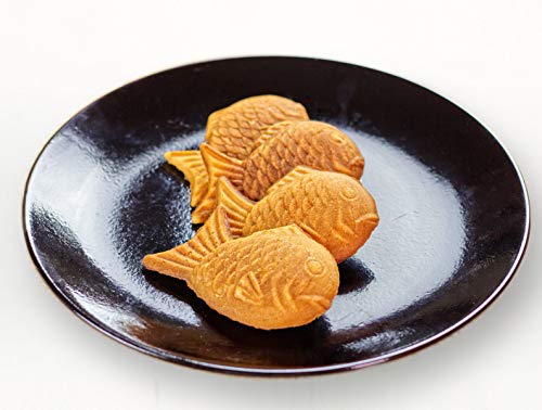 Japanese Taiyaki Fish Shaped Waffle Maker - 2-Sided Cast Iron Baking Pan for Homemade Desserts, DIY Cooking & Housewarming Gifts | Perfect for Japanese Snacks, Breakfast & Party Food