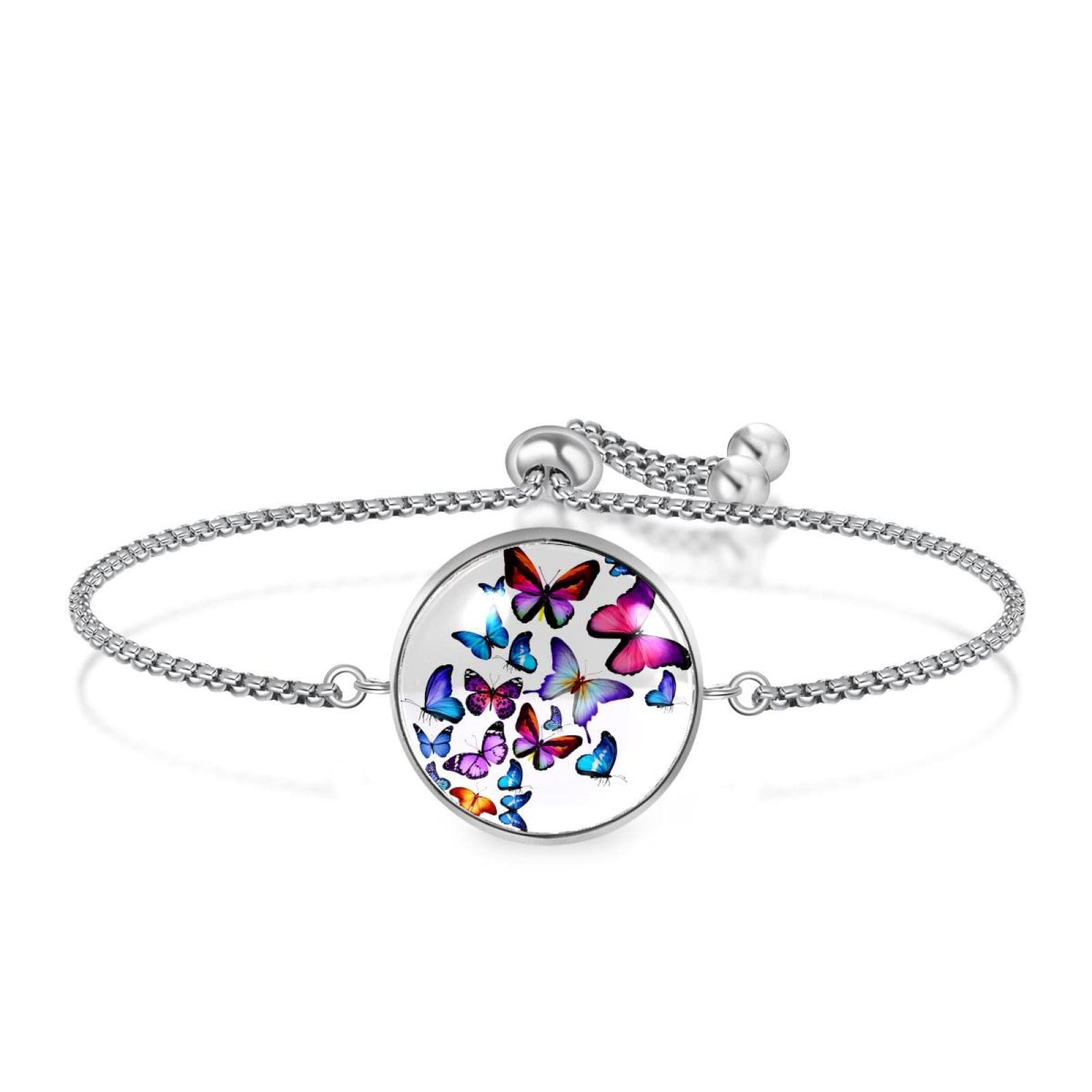 Adjustable Sugar Skull Horse Bracelet for Women & Men - Unique Graduation Gift for Girls & Boys - Handmade Boho Jewelry for Everyday Wear & Special Occasions