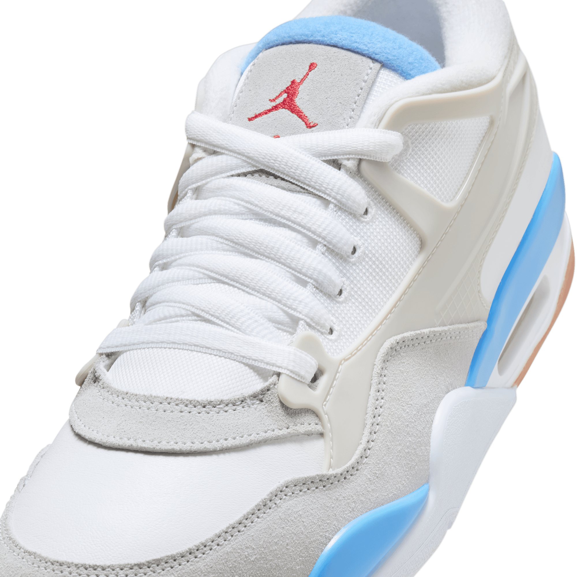 AIR JORDAN 4 Retro Men's Sneakers - White/Neutral Grey Basketball Shoes | Stylish Casual Wear & Game Day Performance Footwear