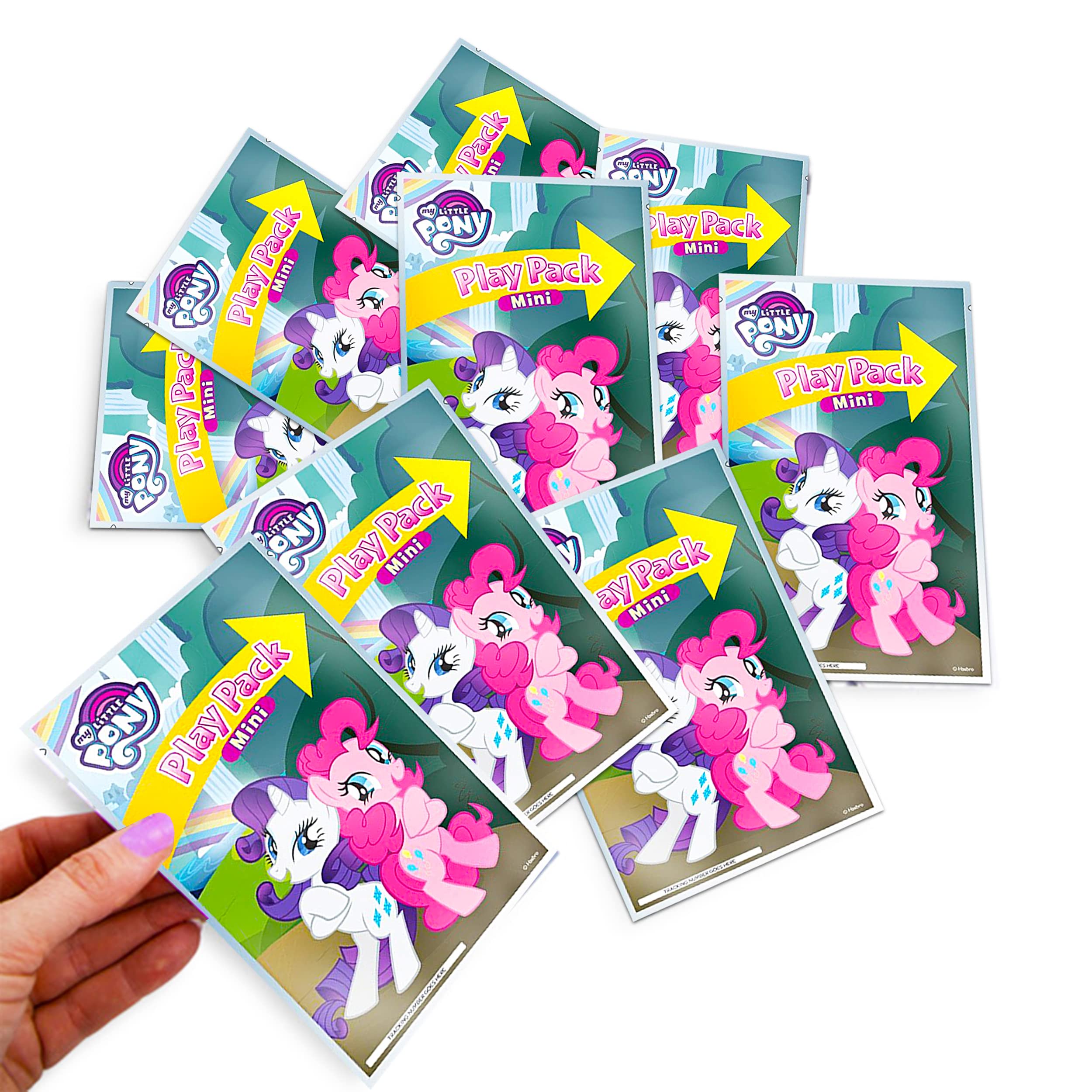My Little Pony Classroom Prize Pack - 10 Mini Play Sets with Stickers, Coloring Books, Crayons & Temporary Tattoos | Perfect for Kids Party Favors, School Rewards & Birthday Gifts