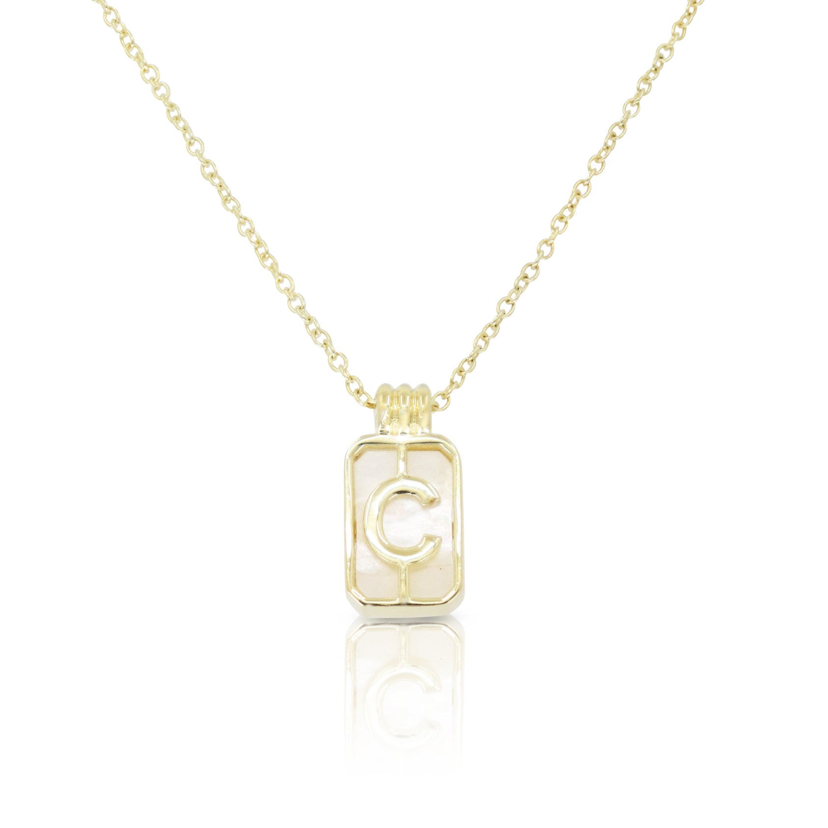 A to Z Gold Initial Necklace for Women - Personalized Alphabet Letter Pendant Jewelry - Perfect Gift for Birthday, Anniversary & Valentine's Day