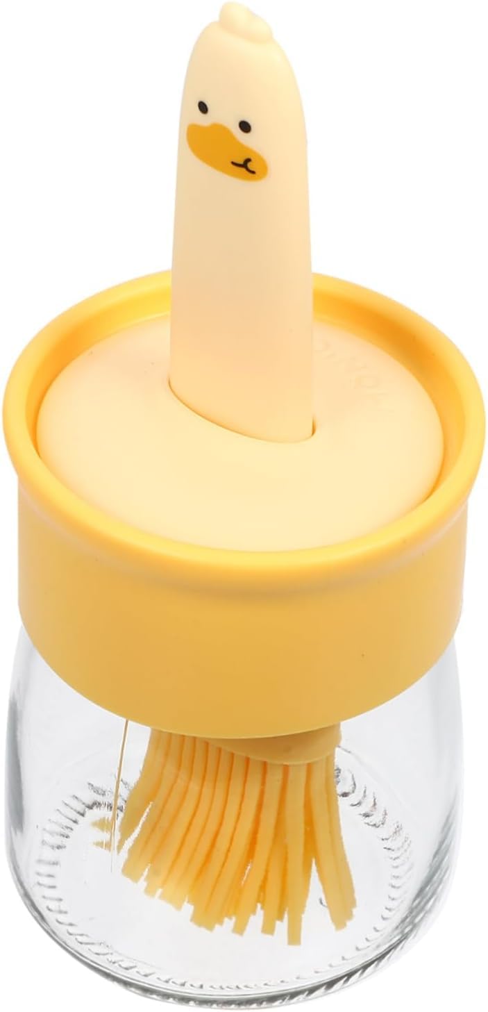 2-in-1 High-Temperature Resistant Oil Dispenser & Silicone Brush Set - Perfect for Grilling, Baking, Frying & Kitchen Cooking | BBQ Oil Sprayer & Pastry Brush for Even Coating | Ideal for Home Chefs & Outdoor Cooking Enthusiasts