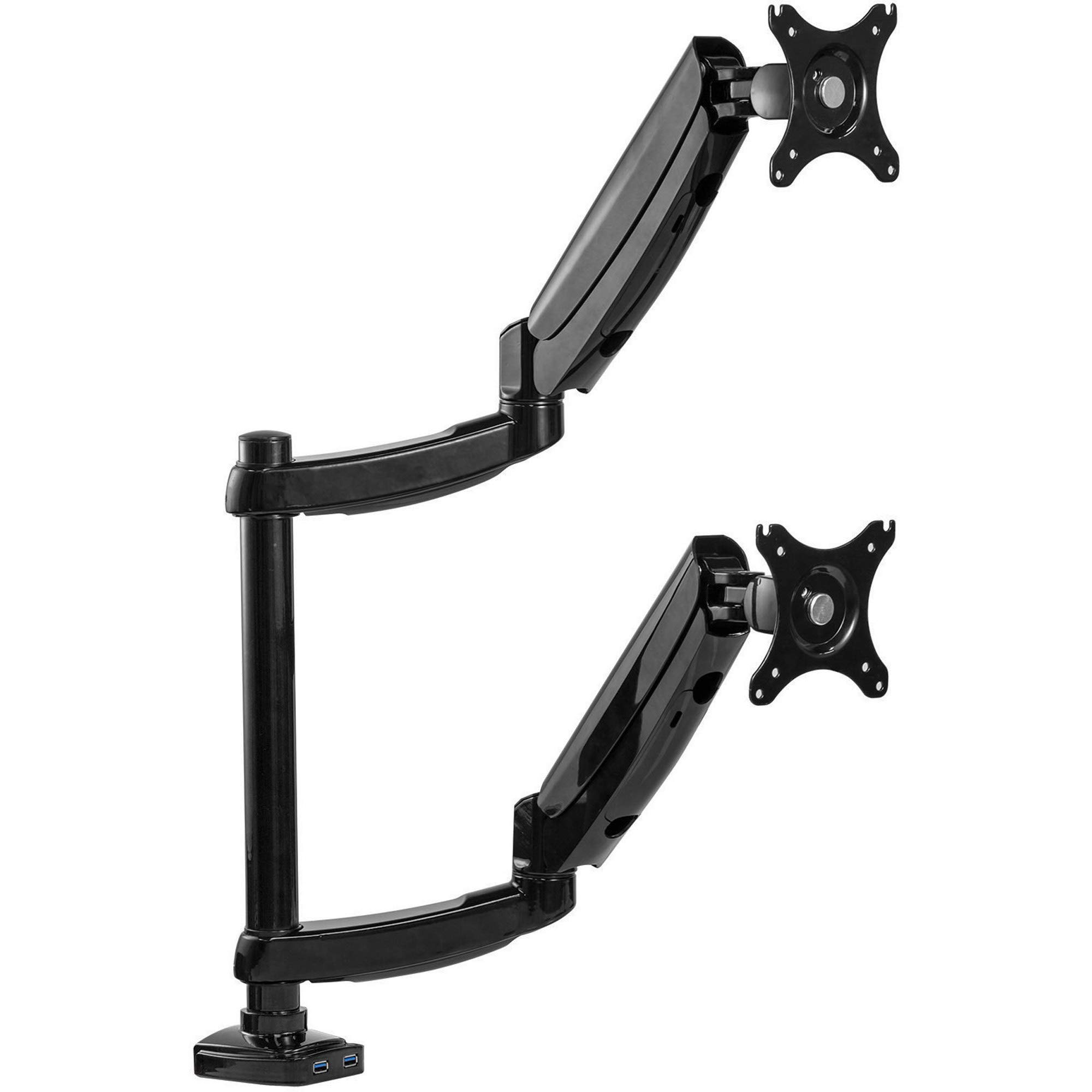 Fellowes Platinum Series Dual Monitor Arm - Adjustable Ergonomic Stand for Dual Screens up to 32