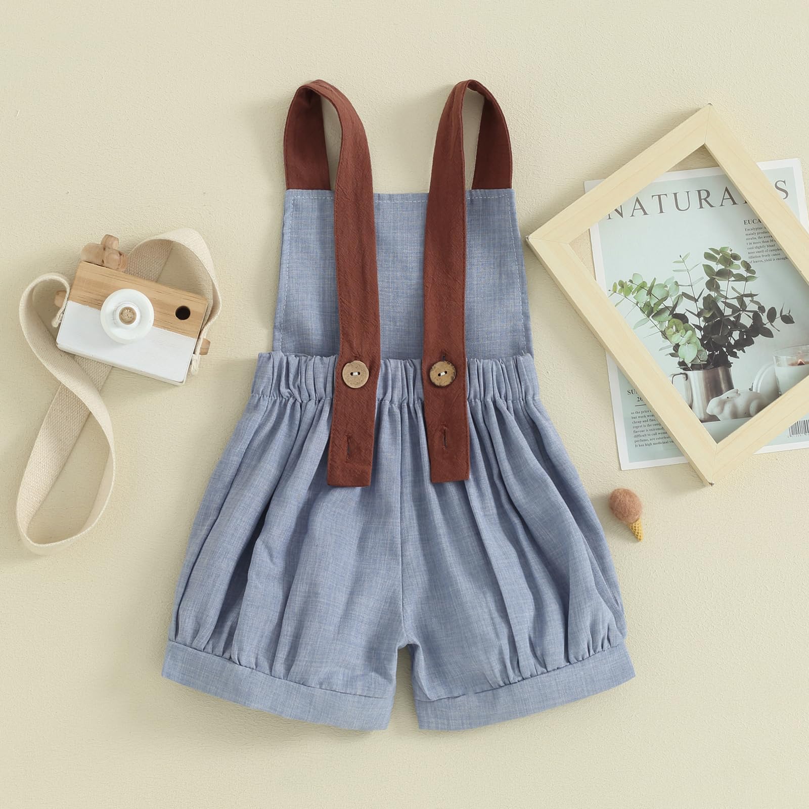 Baby Boys Summer Outfit - Suspender Shorts & Sleeveless Romper Jumpsuit | Gentleman Style Bib Overalls | Perfect for Playdates, Beach Trips & Family Photos