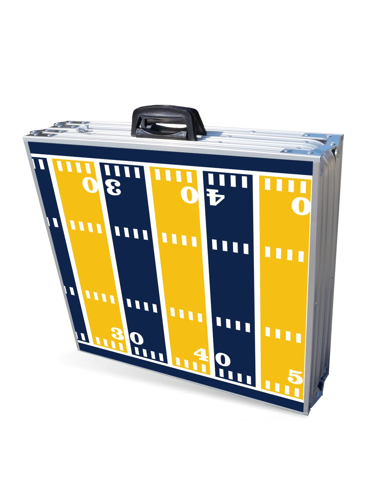 8-Foot Folding Portable Beer Pong Table with Optional Cup Holders & LED Lights - Waterproof Surface for Indoor/Outdoor Parties, Tailgates & Backyard Games (Choose Your Model)