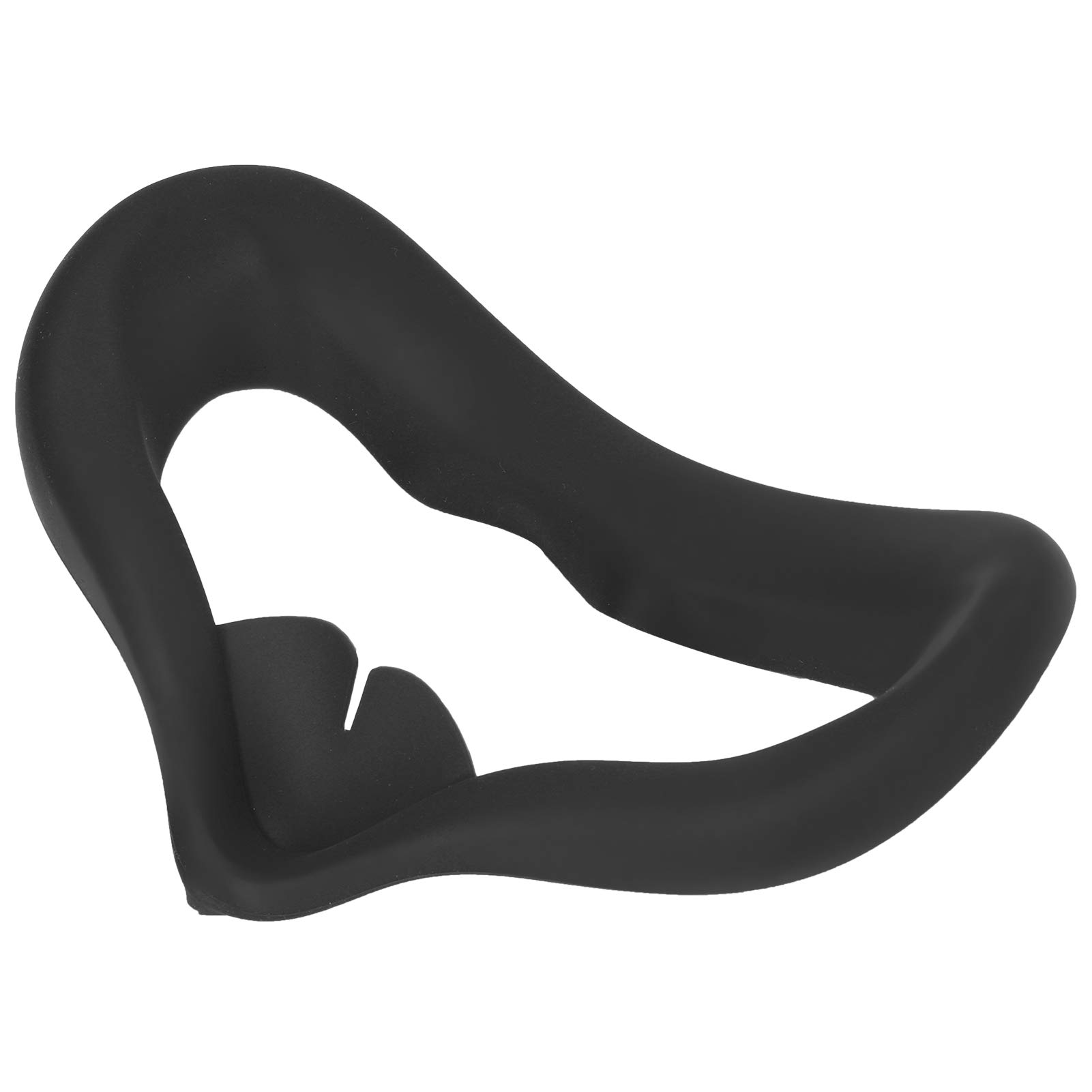 Washable Silicone VR Headset Cover - Comfortable & Hygienic Eye Mask for Oculus, Meta Quest, HTC Vive - Perfect for Gaming, Meditation & Travel (Black)