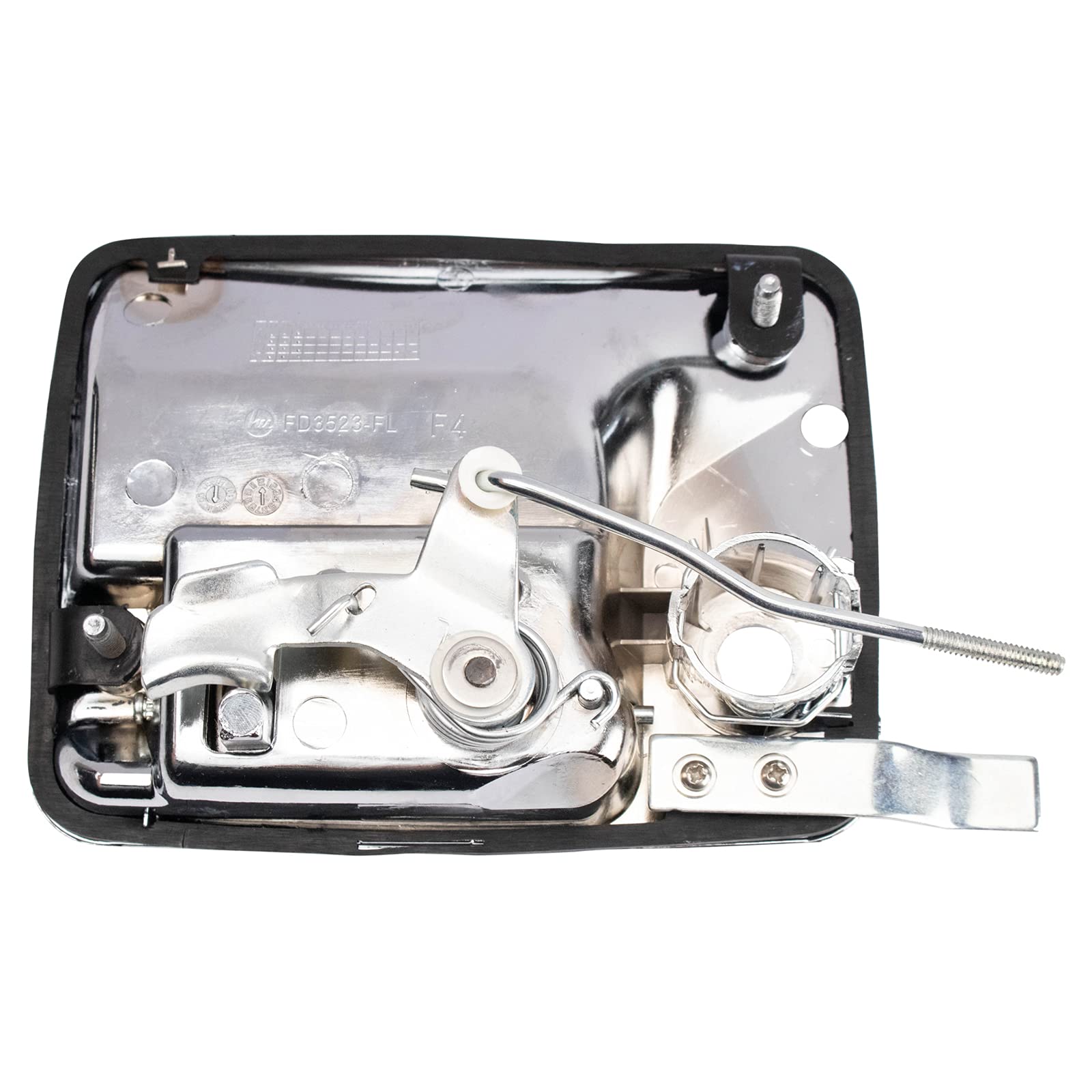 TRQ Heavy Duty Metal Reinforced Left & Right Exterior Door Handle Set - Compatible with 2000-2005 Ford Excursion & 1999-2016 F-250/F-350/F-450/F-550 Super Duty Trucks - Durable Replacement for Broken Handles - Perfect for Off-Roading, Towing & Work Trucks