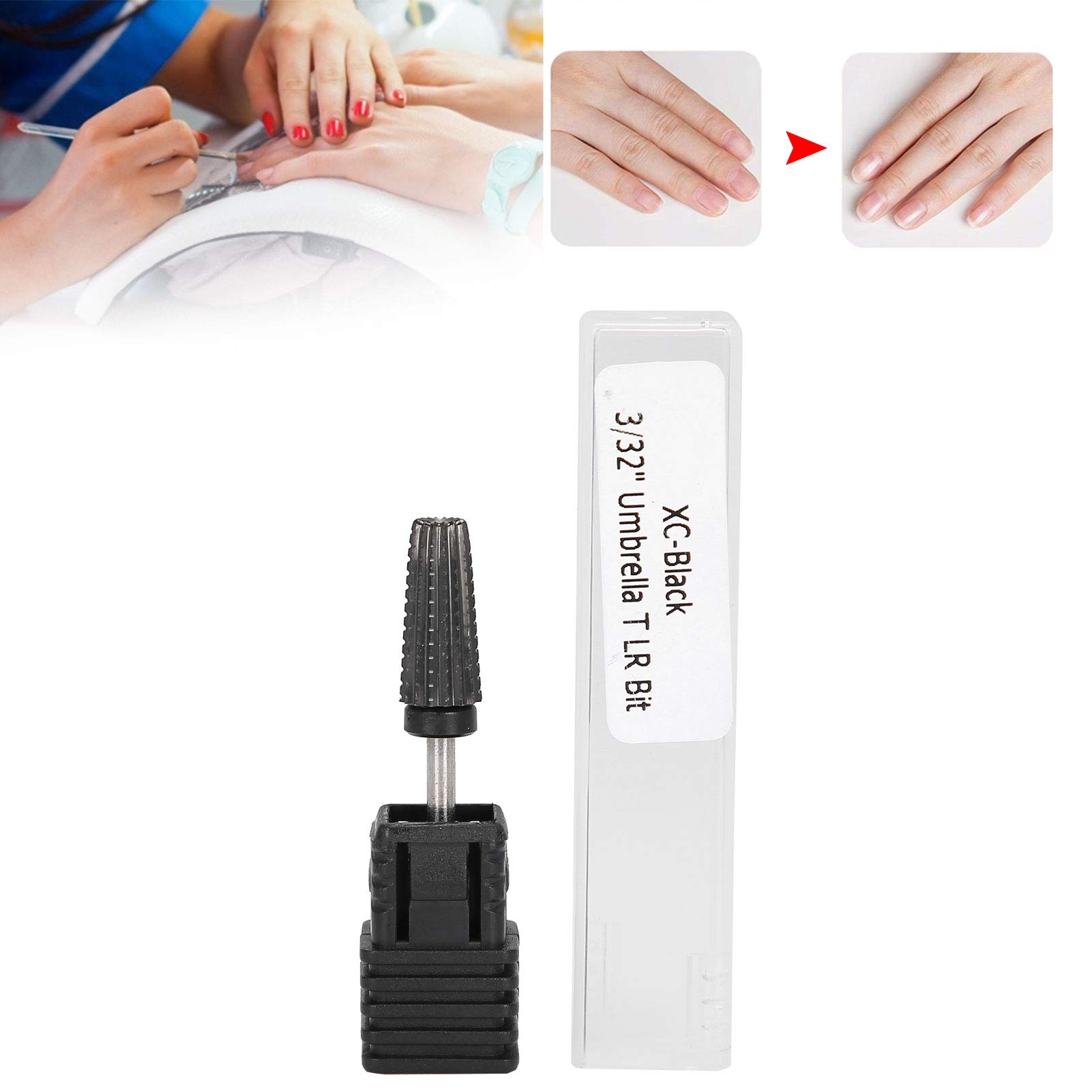 Professional Tungsten Steel Nail Drill Bits Set - Nail Polishing Grinding Heads & Milling Cutter Attachments for Dead Skin Removal & Manicure - Perfect for Home Salon, Nail Art, and Professional Pedicure Use