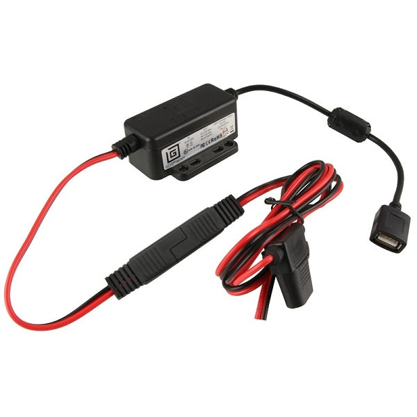 GDS Modular 10-30V Hardwire USB Charger with Female Type A Connector - Fast Car Charging for RAM Trucks & Vehicles (GDS CHARGE V7B1U) | Perfect for Road Trips & On-the-Go Power Needs