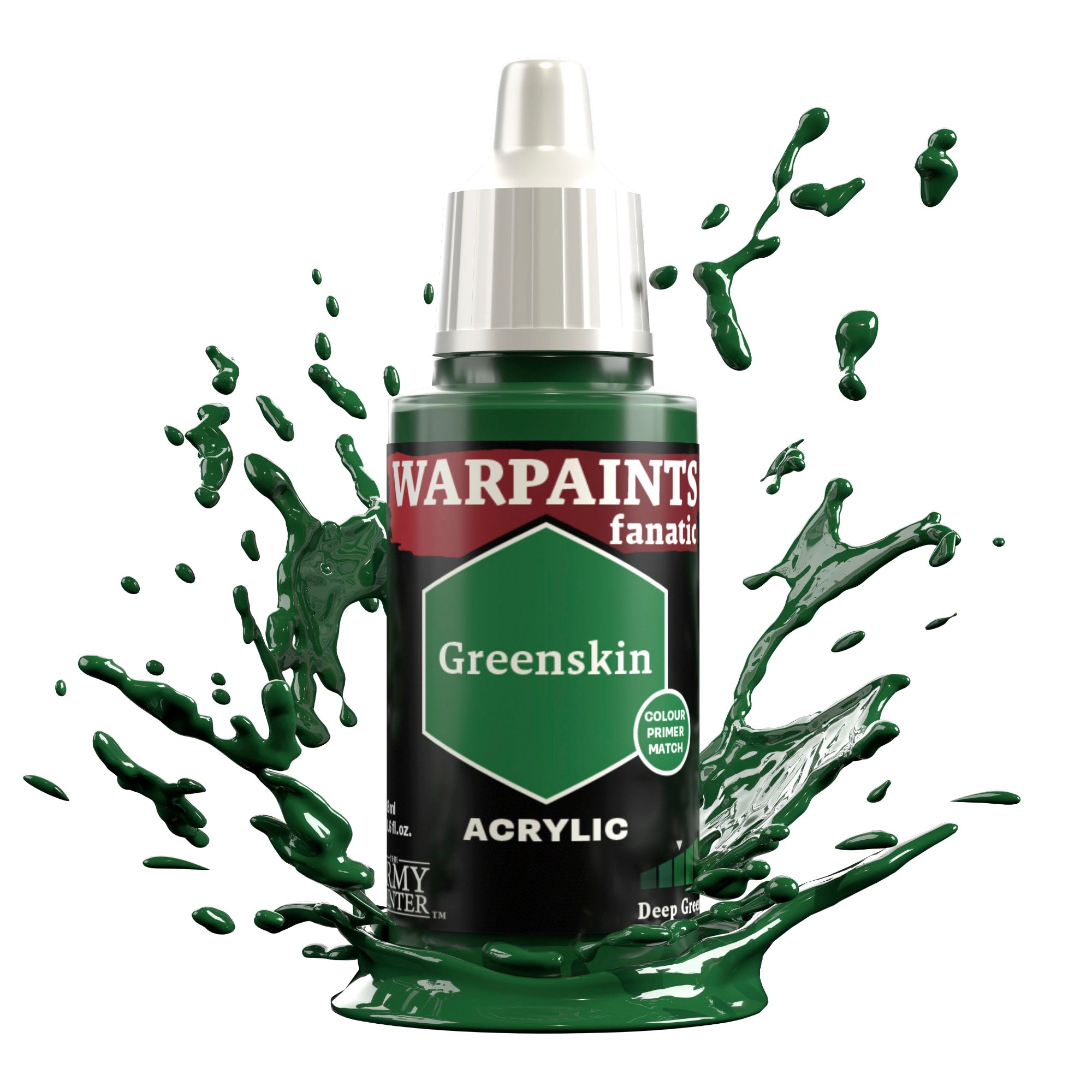 Warpaints Fanatic: Greenskin - Premium Miniature Paint Set for Warhammer & Tabletop Gaming - Perfect for Wargaming, Fantasy Miniatures & Hobby Painting