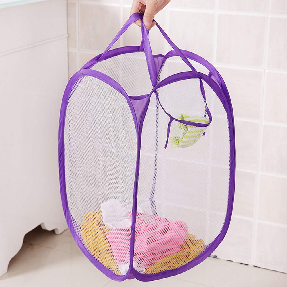 DOITOOL 3-Pack Collapsible Laundry Hamper for Kids - Foldable Dirty Clothes Basket with Handles, Portable Laundry Organizer for Bathroom, Bedroom & Nursery - Perfect for Laundry Storage, Toy Organization & Travel Use