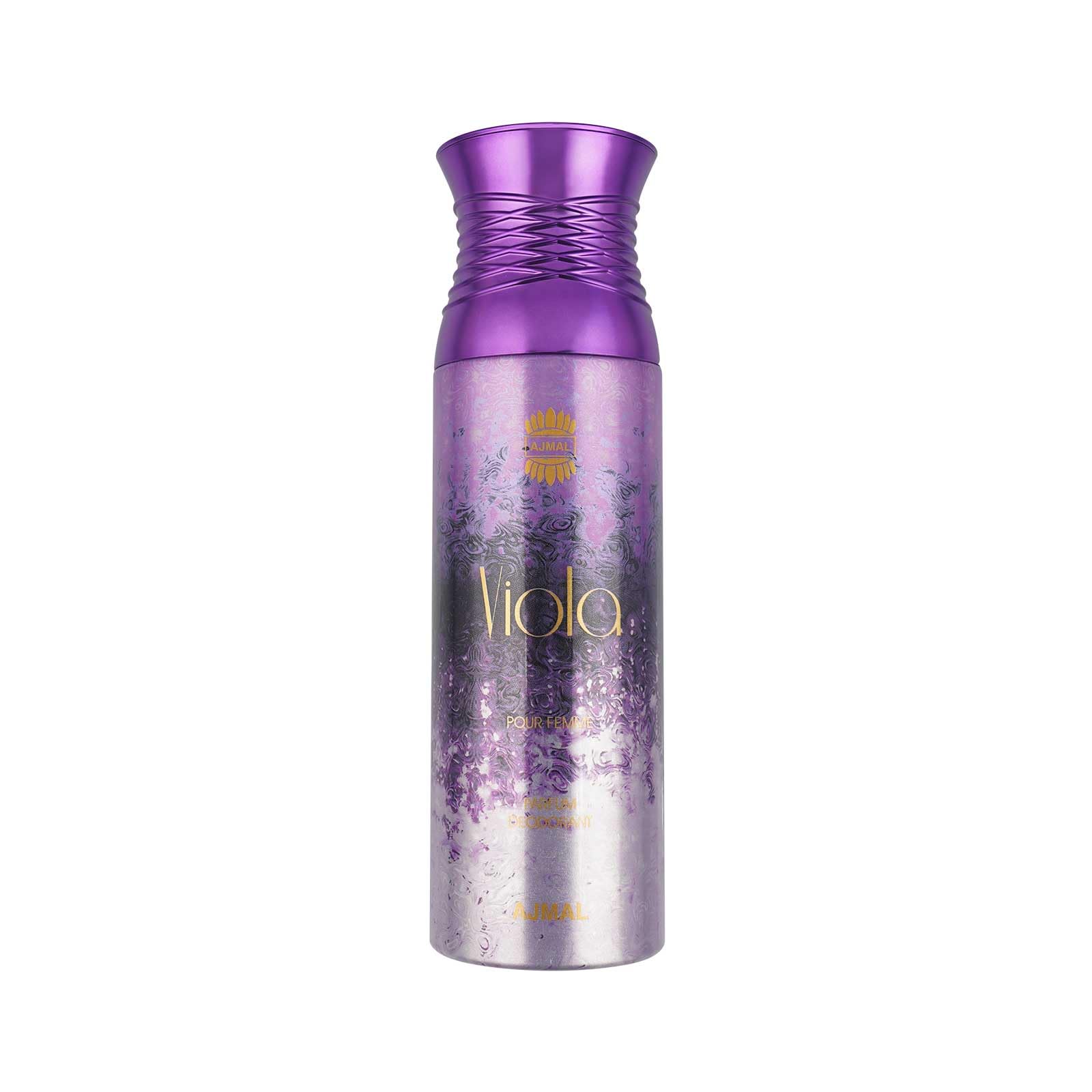 Ajmal Viola Perfume Deodorant for Women - 200ml Long Lasting Body Spray with Floral Fragrance | Gift Set & Online Exclusive | Perfect for Daily Use, Office, Date Night & Special Occasions