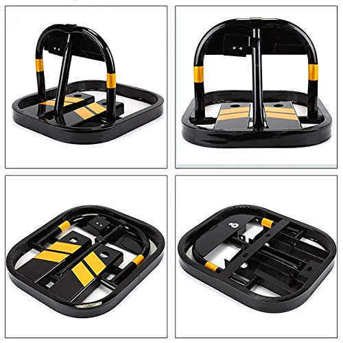 O-Type Parking Barrier Lock - Heavy Duty Car Wheel Lock, 47 x 50 x 38cm Anti-Theft Parking Bollard for Driveways, Garages & Parking Lots