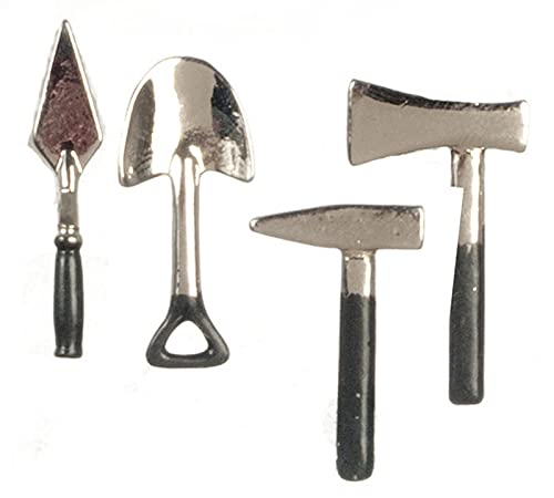 Factory Direct Craft Outdoor Tool Set - Miniature Doll House Accessories for DIY Projects, Home Decor, and Collectibles | Perfect for Crafting, Miniature Gardens, and Dollhouse Scenes