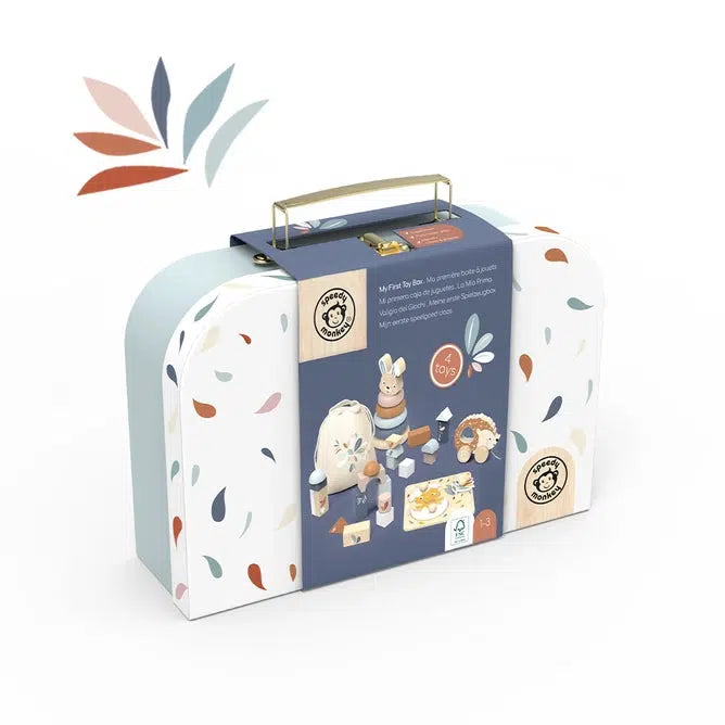 Speedy Monkey My First Toy Box - Fun & Educational Baby Toy for Early Learning & Playtime - Perfect for Nursery, Daycare & Toddler Playrooms