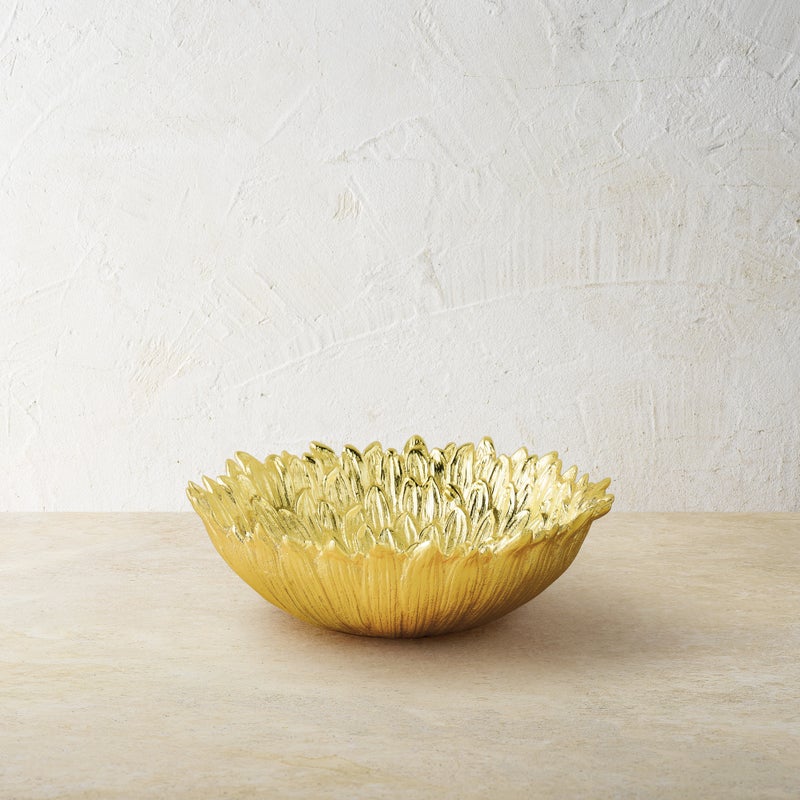 Dahlia Casted Bowl - Handmade Ceramic Serving Bowl for Salads, Pasta & Desserts - Perfect for Dining, Entertaining & Home Decor