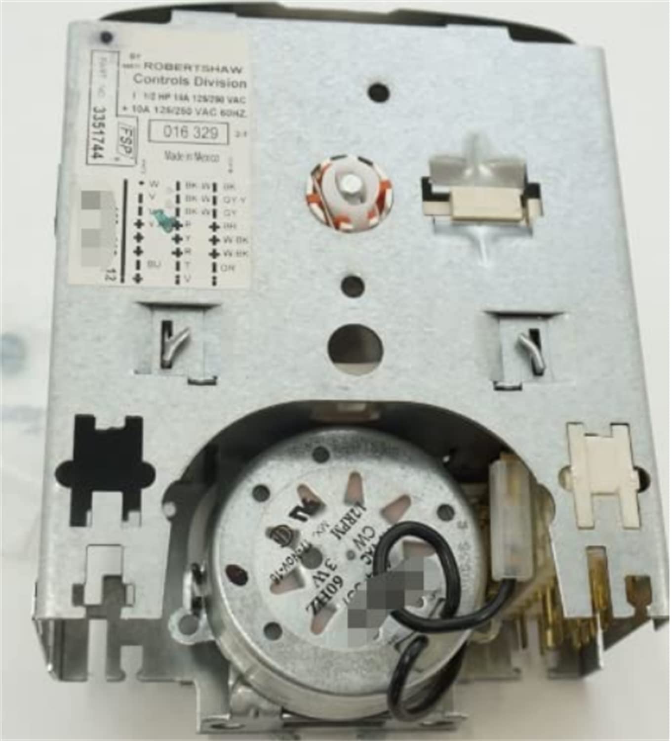 Whirlpool Washing Machine Timer Replacement - Compatible with AP6008055, PS11741184, WP3351744 - Perfect for DIY Washer Repair & Maintenance