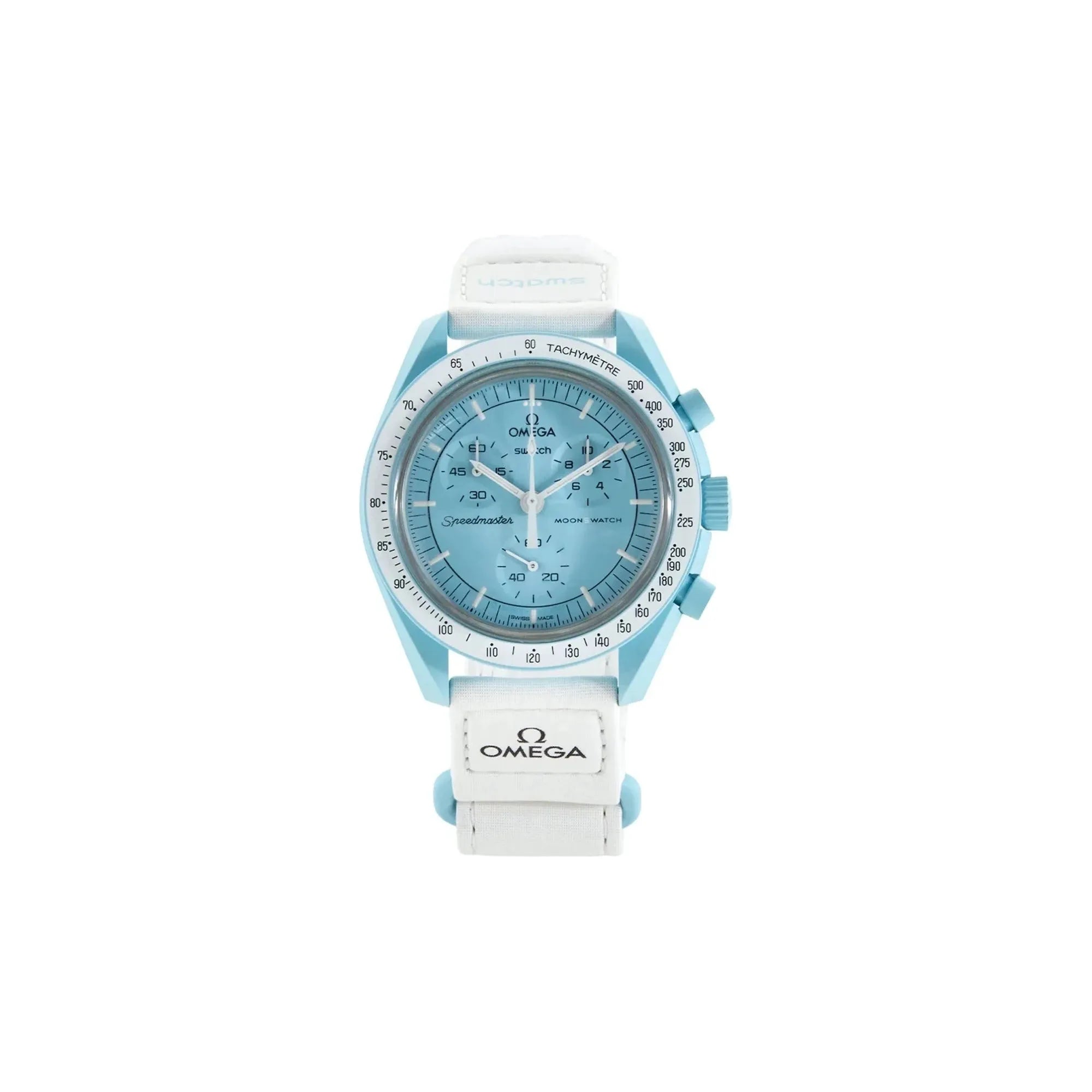 Swatch x Omega Bioceramic Moonswatch Mission to Uranus Watch - Stylish Solar System Inspired Chronograph for Men & Women - Perfect for Space Enthusiasts, Collectors & Fashion Statements