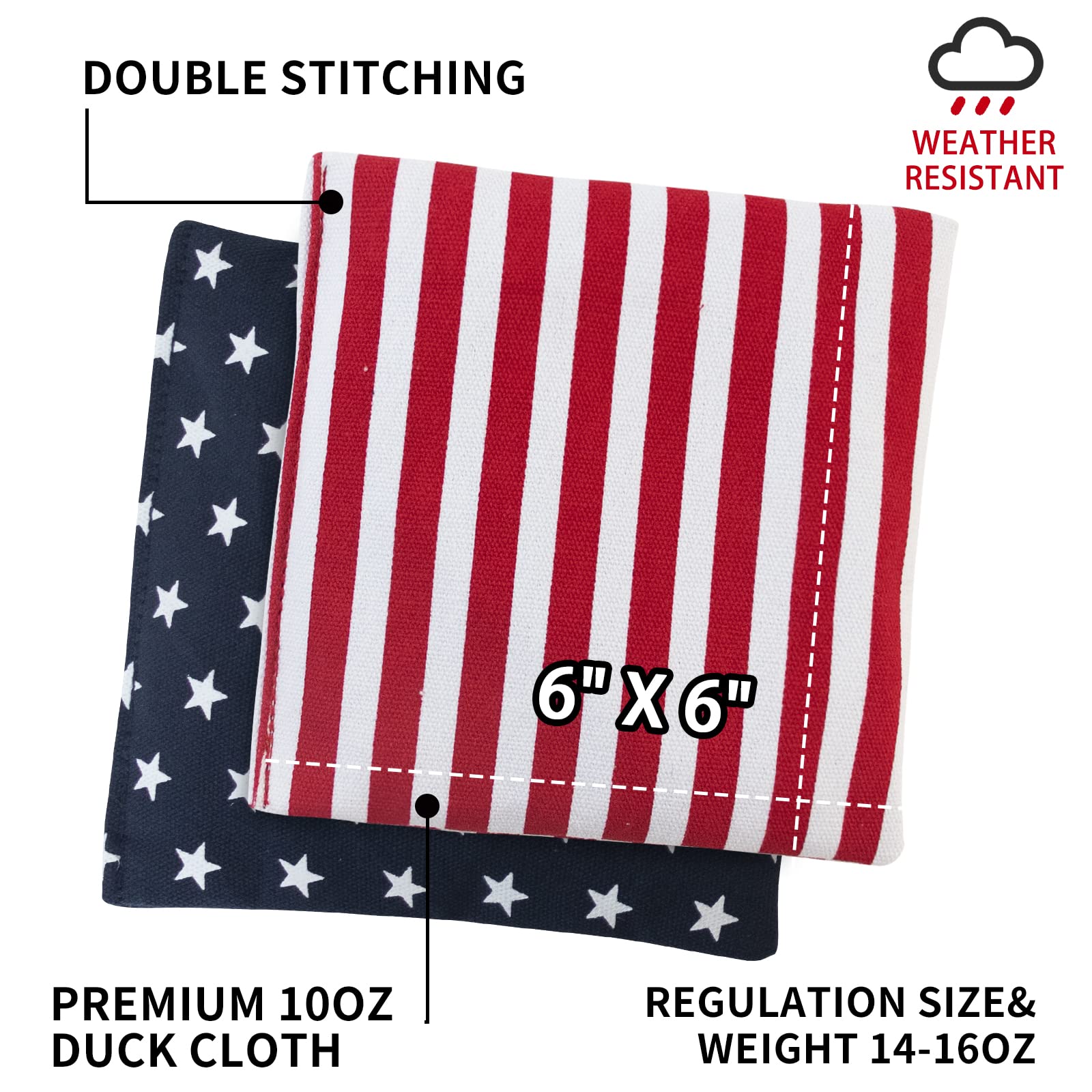 Premium Wooden Cornhole Game Set - 2 Regulation Size Boards, 8 Bean Bags & Carry Case - Outdoor Lawn Toss Game for Backyard, Beach, Tailgate Parties & Family Gatherings - Perfect for BBQ, Picnics & Summer Fun
