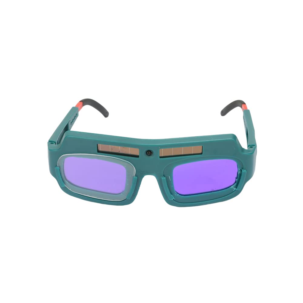 Auto Darkening Solar Welding Goggles - Safety Protective Helmet with Anti-Fog & Anti-Glare Lens for Welders & DIY Projects - Ideal for MIG, TIG, ARC Welding and Metal Fabrication