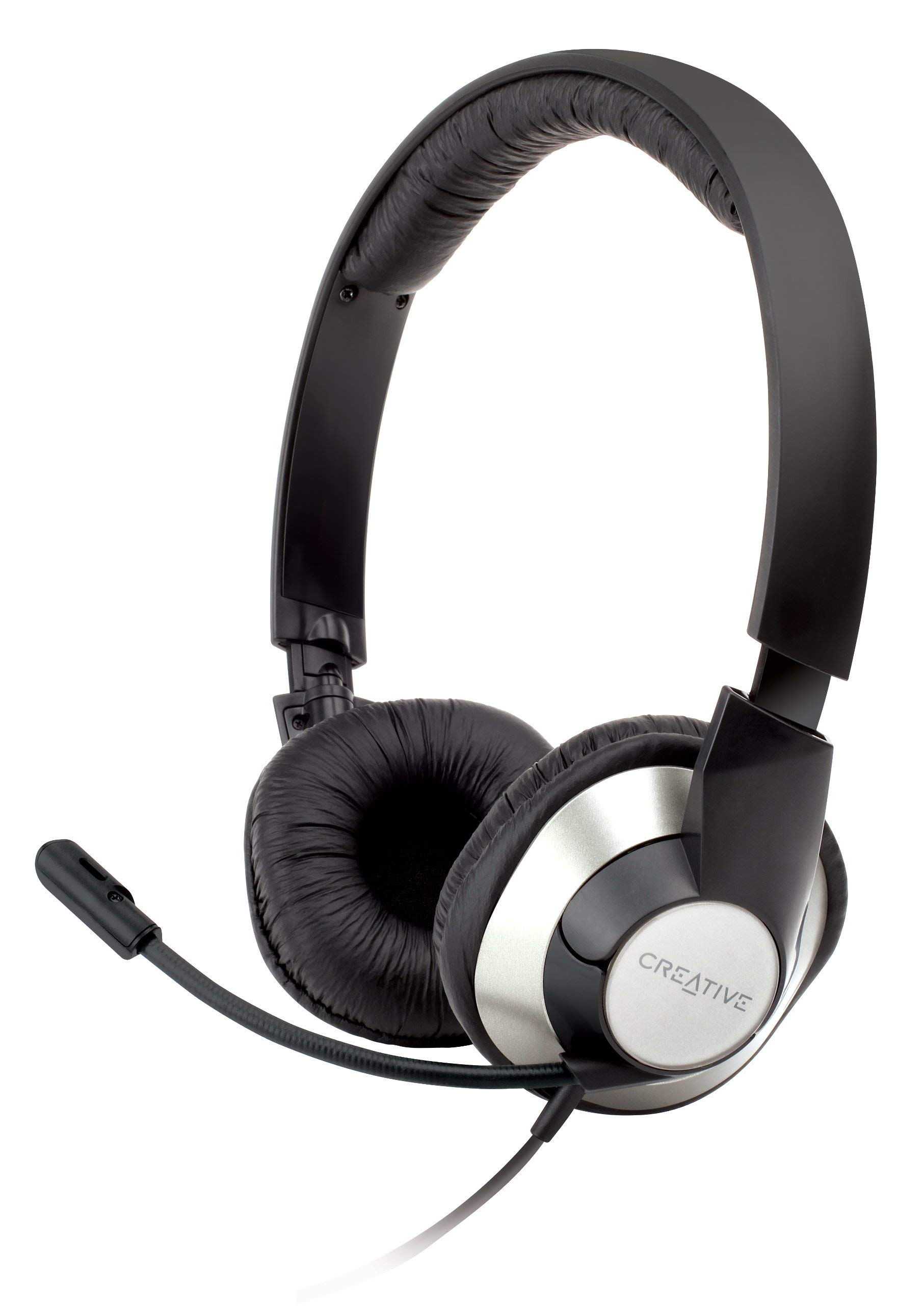 Creative ChatMax HS-720 Wireless Headset with Noise Cancellation - Comfortable Over-Ear Headphones for Office, Gaming & Online Meetings - Perfect for Remote Work, Zoom Calls & Music Listening