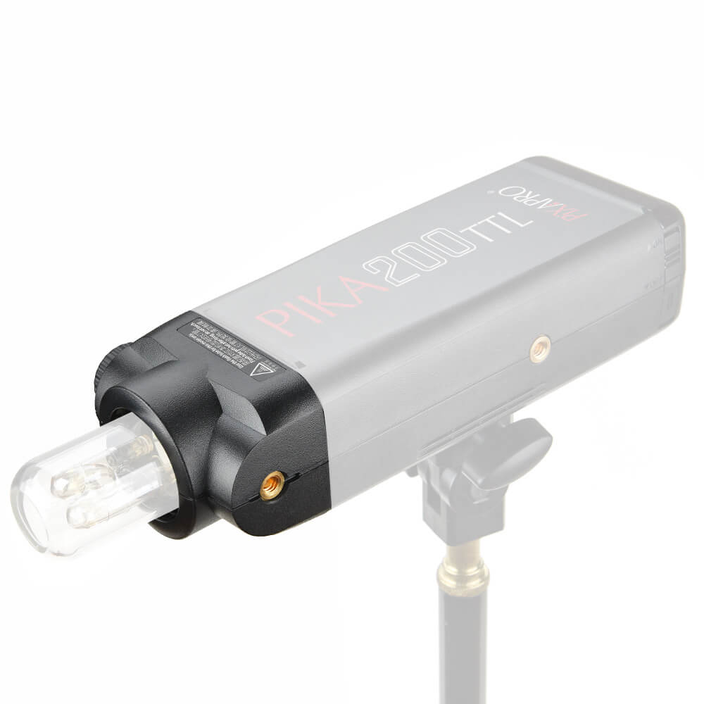 Pixapro PIKA200 Replacement Bare Bulb Head - Compatible with Godox H200J Flash - Clearance Sale - Perfect for Studio Photography & On-Location Shoots