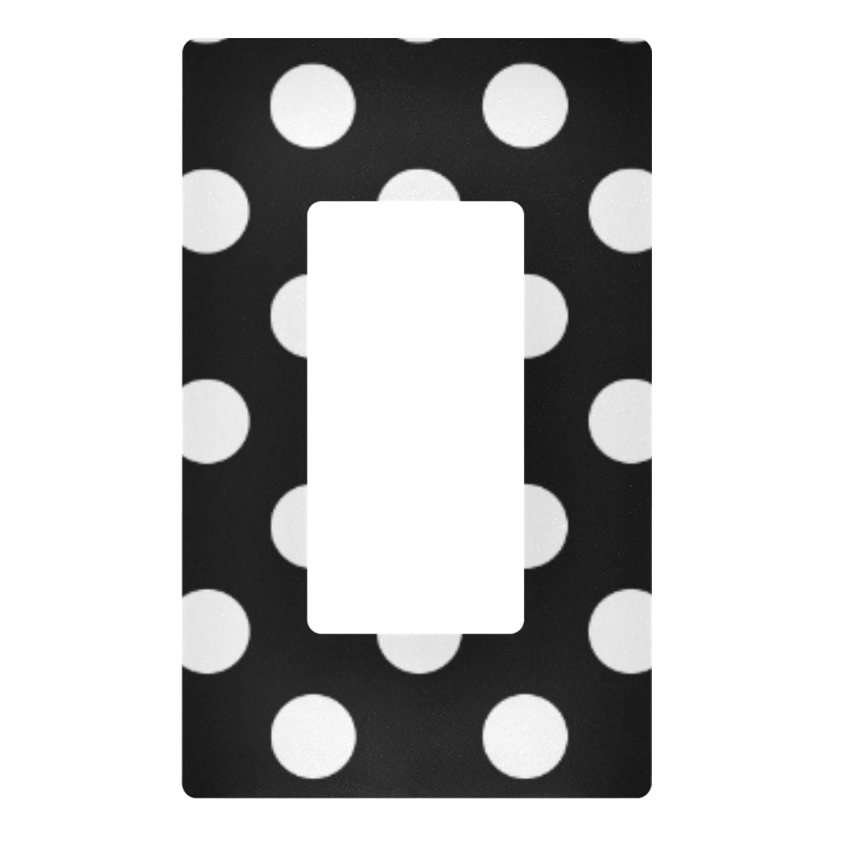 Qilmy Polka Dot Light Switch Cover - Decorative Wall Plate for Living Room, Bedroom, Bathroom, Office & School - Stylish Home Decor Upgrade for Any Space