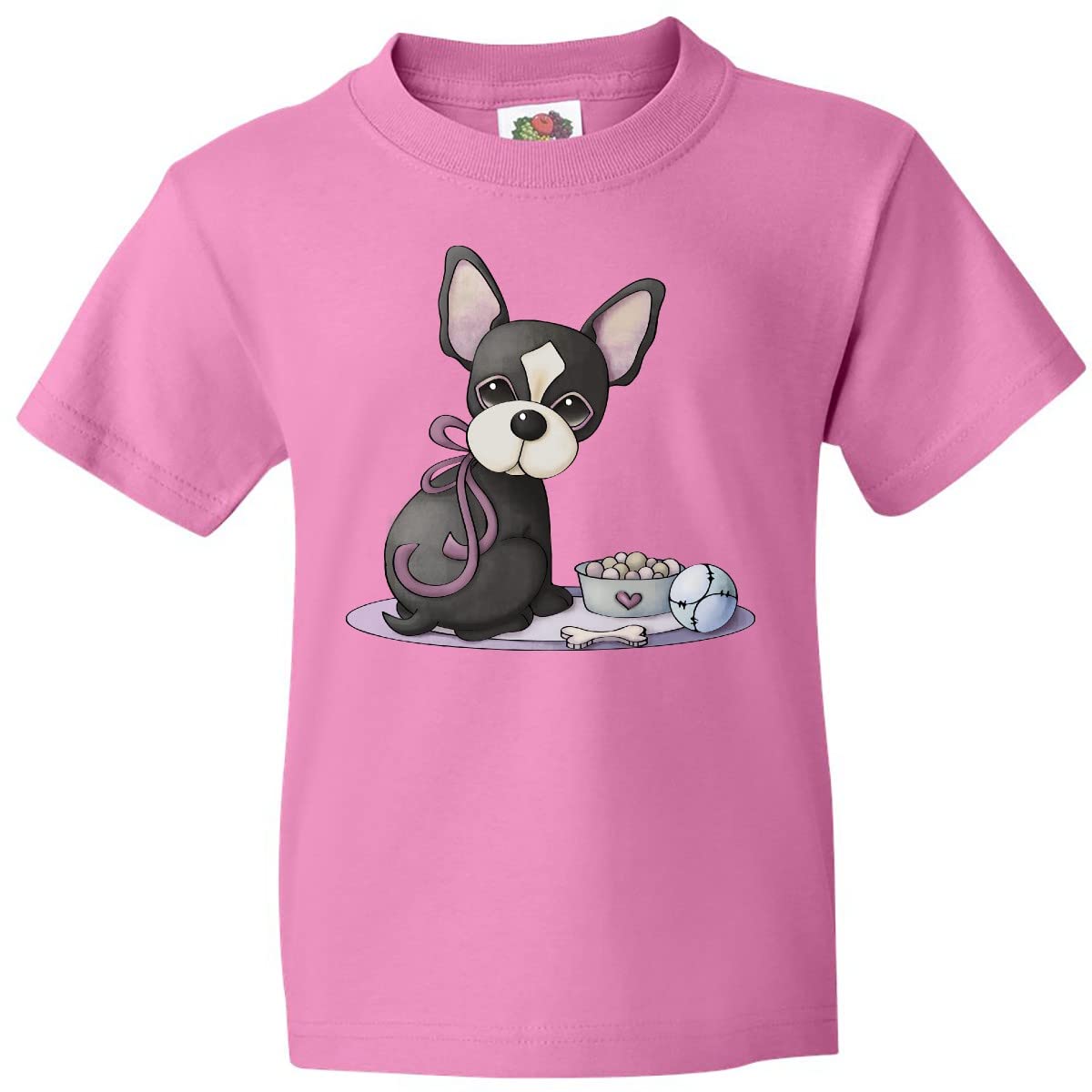 Inktastic Cherry Chihuahua Puppy Dog Youth T-Shirt - Cute Chihuahua Graphic Tee for Kids & Teens | Perfect for Casual Wear, School, and Playdates