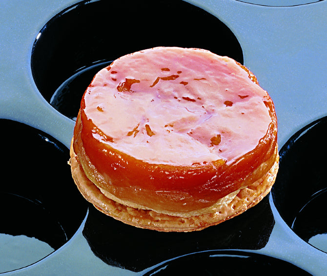 Flexipan Tarte Tatin Silicone Mold - 12 Cavity Non-Stick Baking Pan for Perfect Apple Tarts | Ideal for Home Bakers & Professional Pastry Chefs