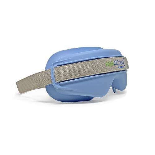 Eye Eco Eyecloud™ Home Kit - Natural Cooling & Heating Eye Mask for Dry Eyes, Puffiness & Stress Relief - Moisture Lock Technology & Adjustable Straps - Perfect for Relaxation, Travel & Migraine Relief (Blue)