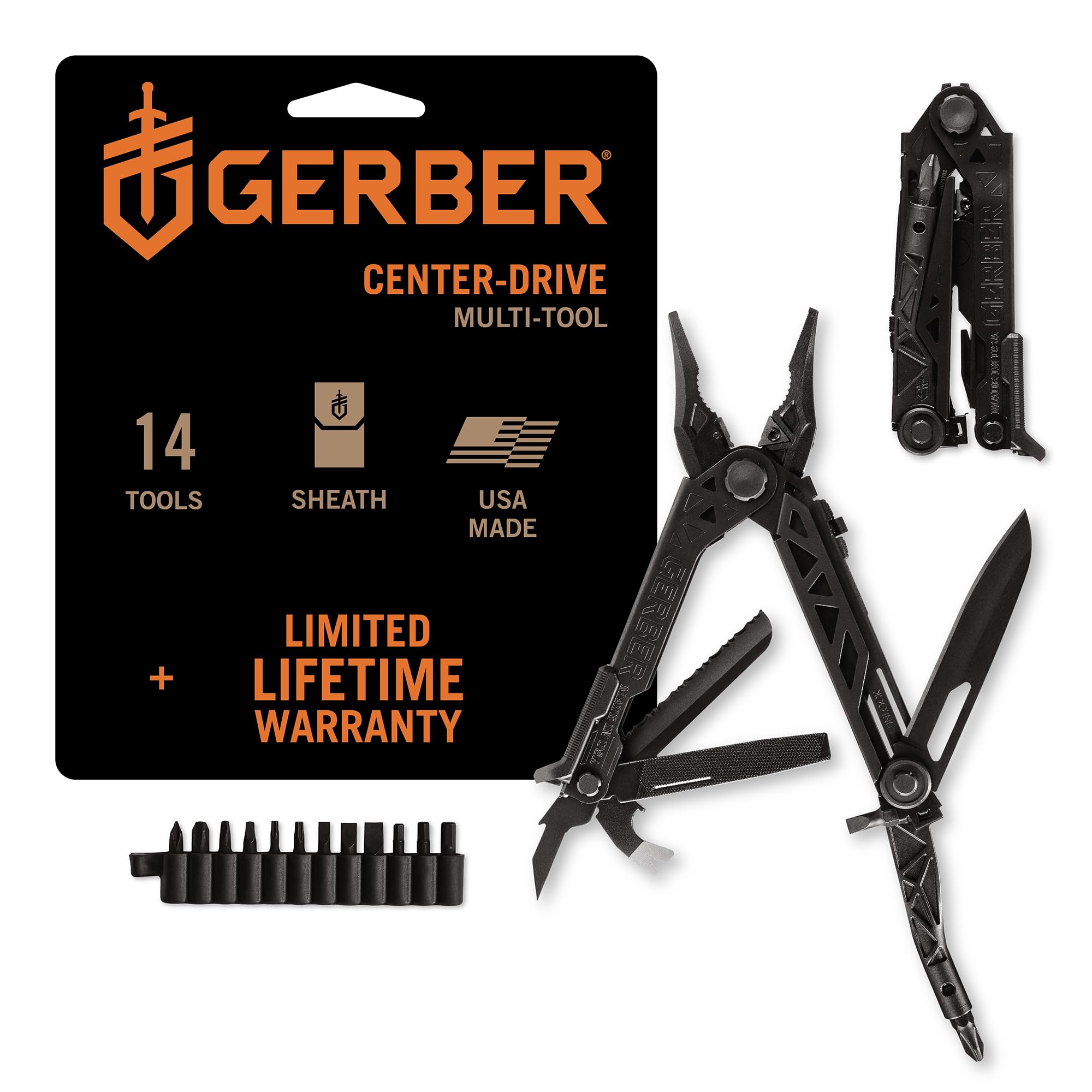 Gerber Gear Center-Drive Multitool with Needle-Nose Pliers, 3.25