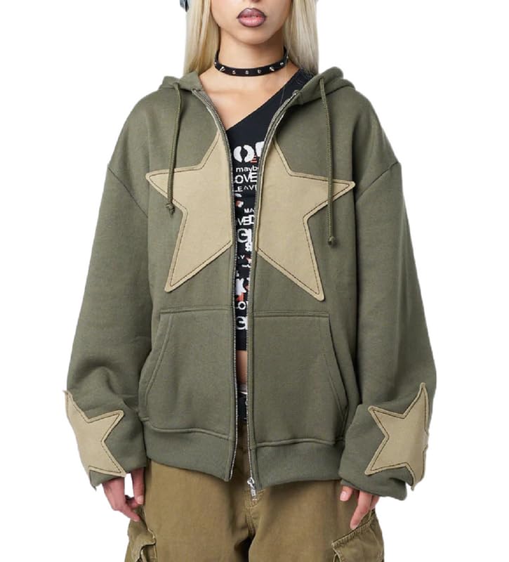 C-green Star Print