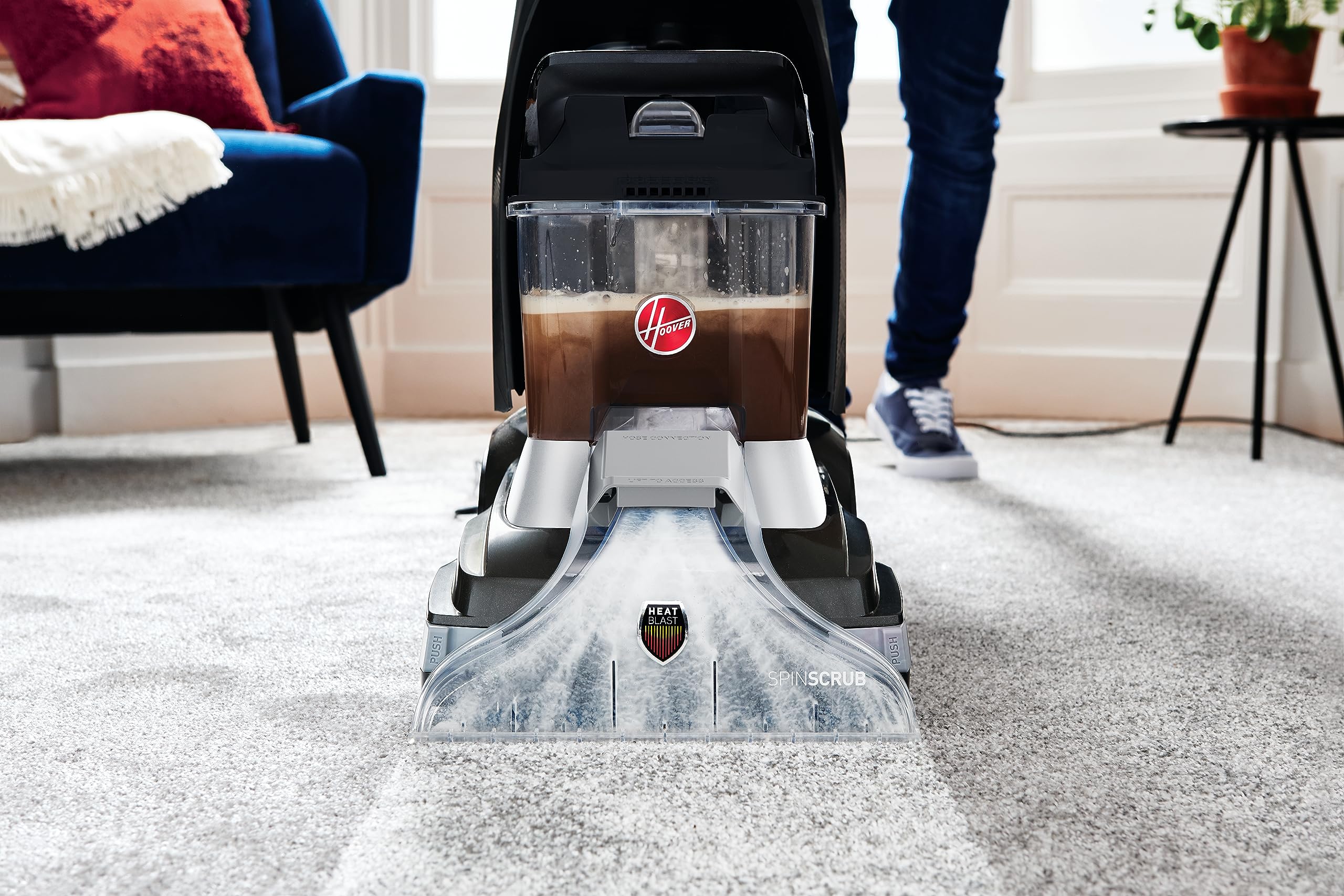 Hoover PowerScrub XL Pet Carpet Cleaner Machine - Deep Cleaning for Carpets, Upholstery & Stairs | Multi-Surface Shampooer with Powerful Suction & Attachments | Ideal for Pet Hair Removal & Stain Cleaning | Works with Hoover Cleaning Solution