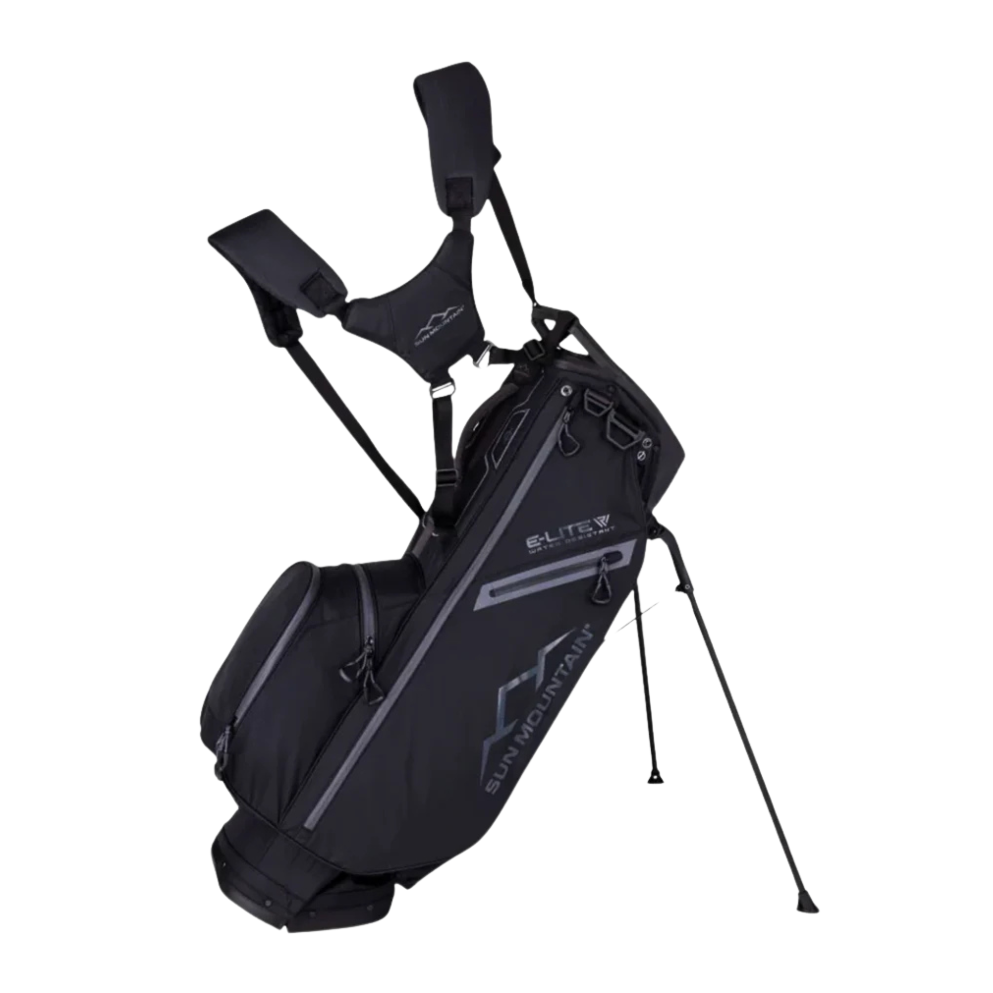 Sun Mountain E Lite 14 Way Golf Stand Carry Bag 2025 - Lightweight Golf Bag with Comfortable Shoulder Strap for Men & Women - Perfect for Walking the Course or Range Practice