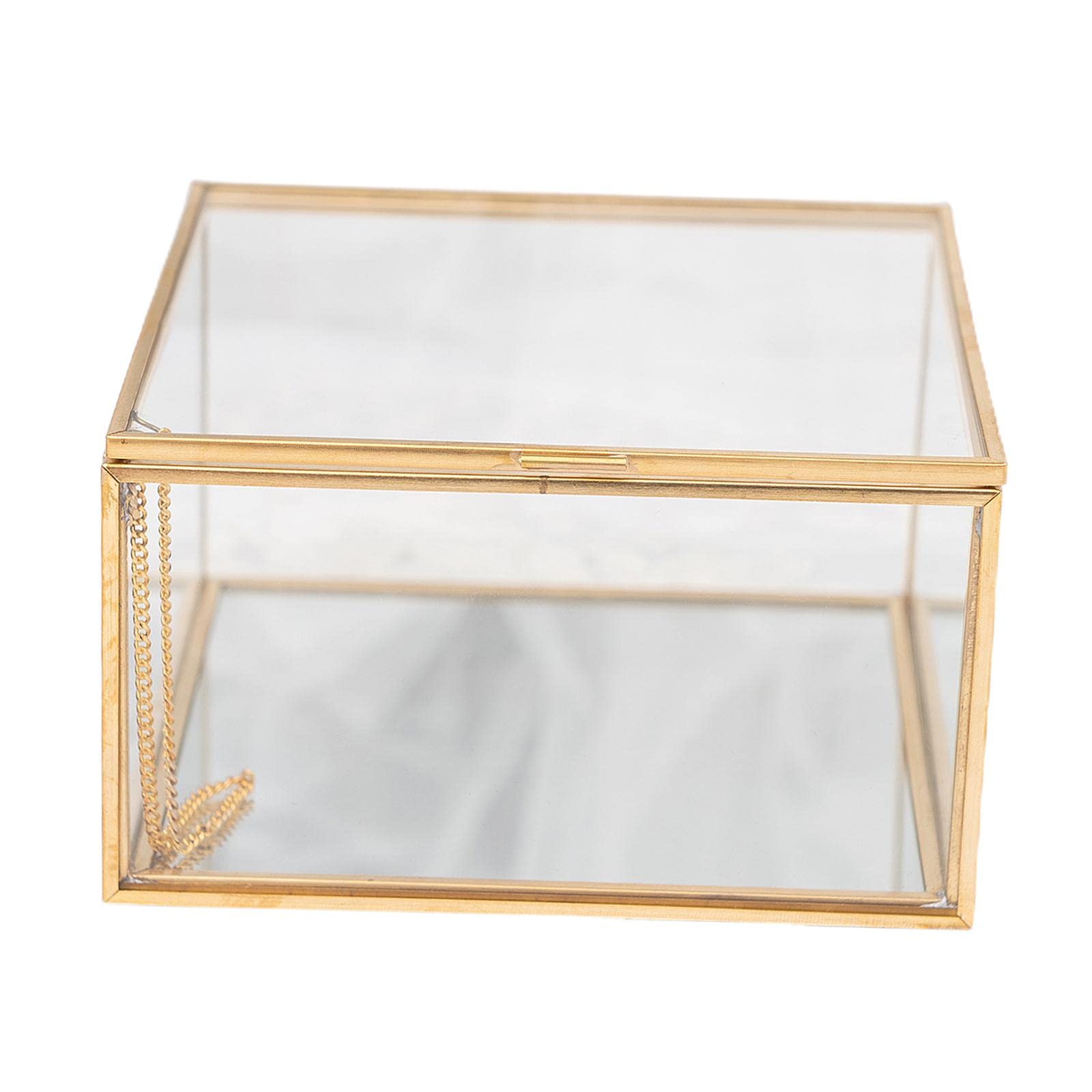 Elegant Geometric Jewelry Box for Women - Stylish Storage Organizer for Rings, Necklaces & Earrings - Perfect for Travel, Gifts & Home Decor
